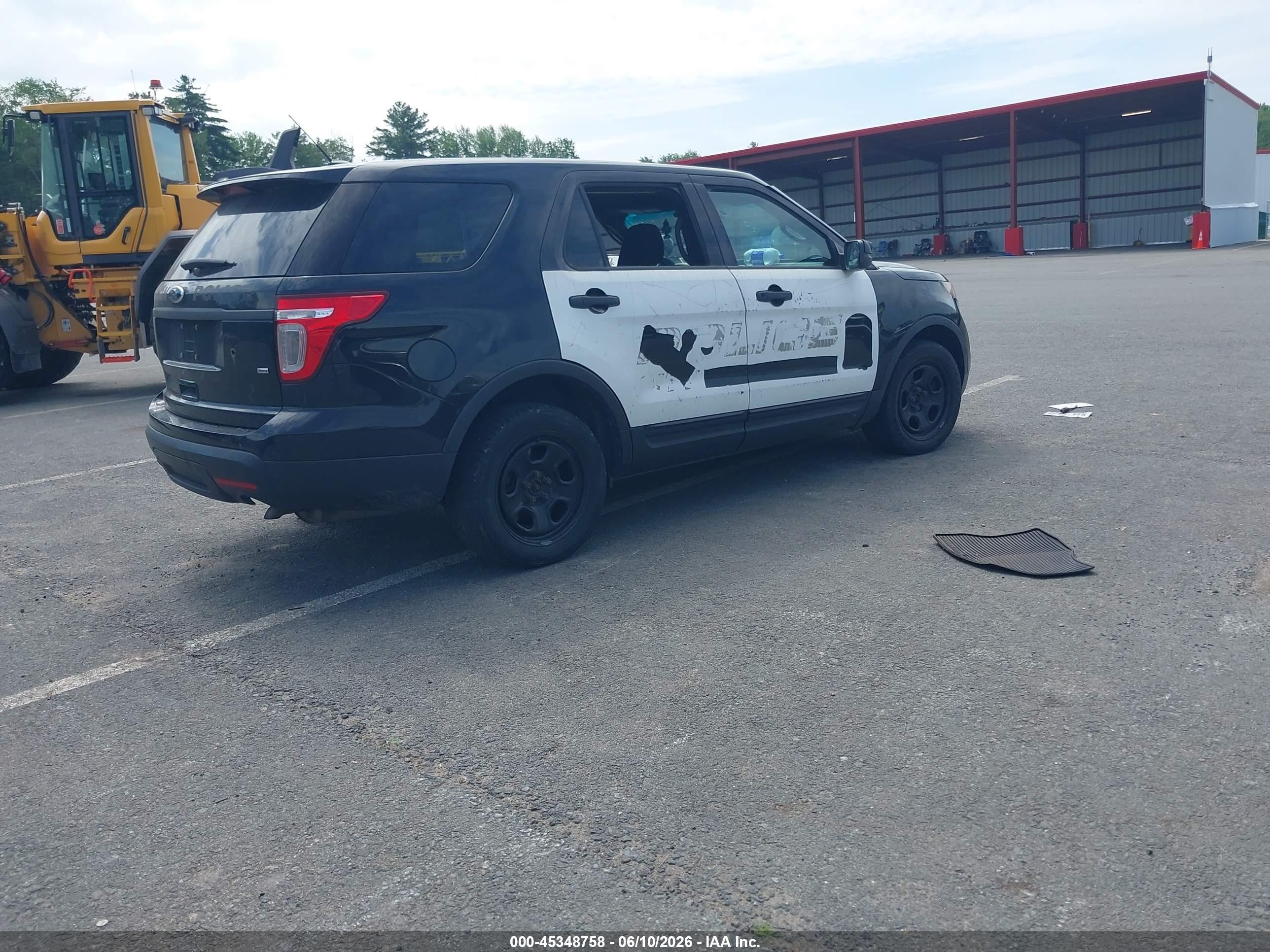 2014 Ford Utility Police Interceptor   Black vin: 1FM5K8AR9EGC60435