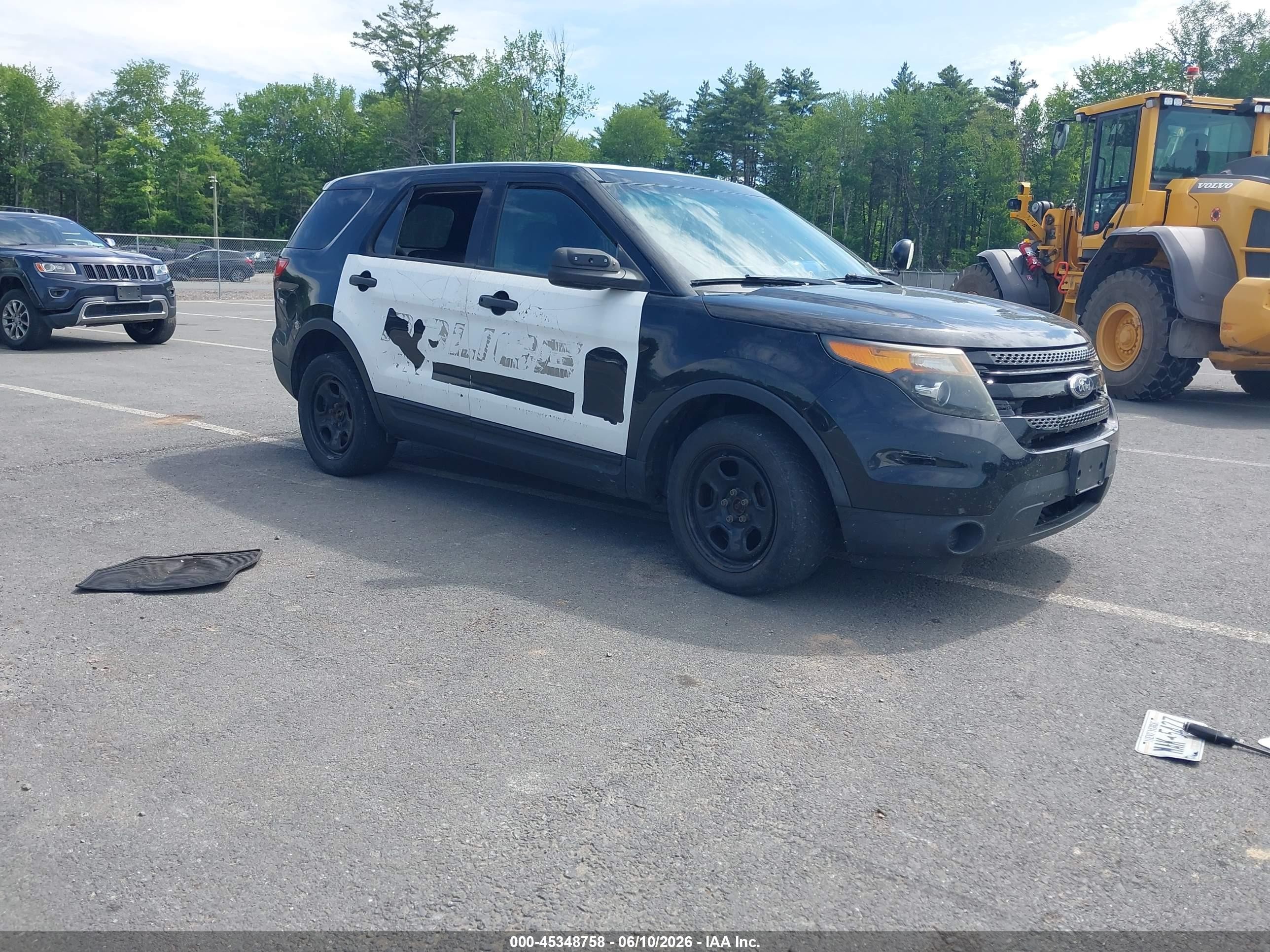 2014 Ford Utility Police Interceptor   Black vin: 1FM5K8AR9EGC60435