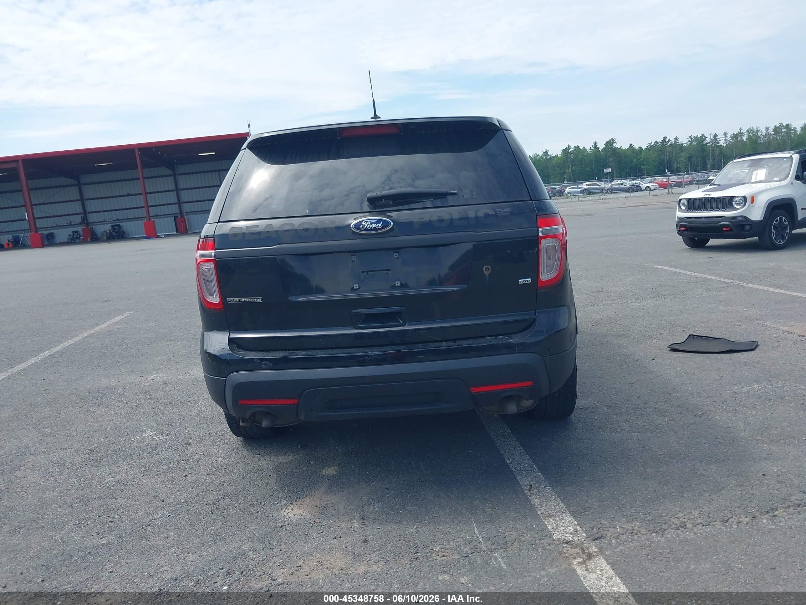 2014 Ford Utility Police Interceptor   Black vin: 1FM5K8AR9EGC60435