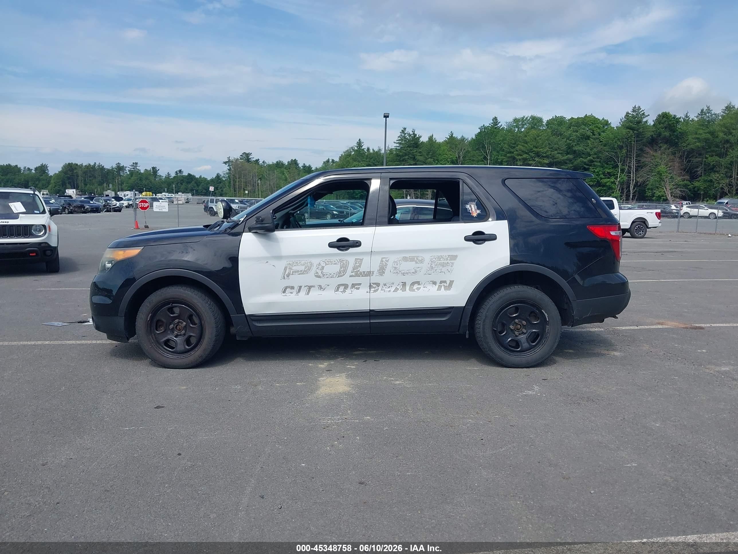 2014 Ford Utility Police Interceptor   Black vin: 1FM5K8AR9EGC60435