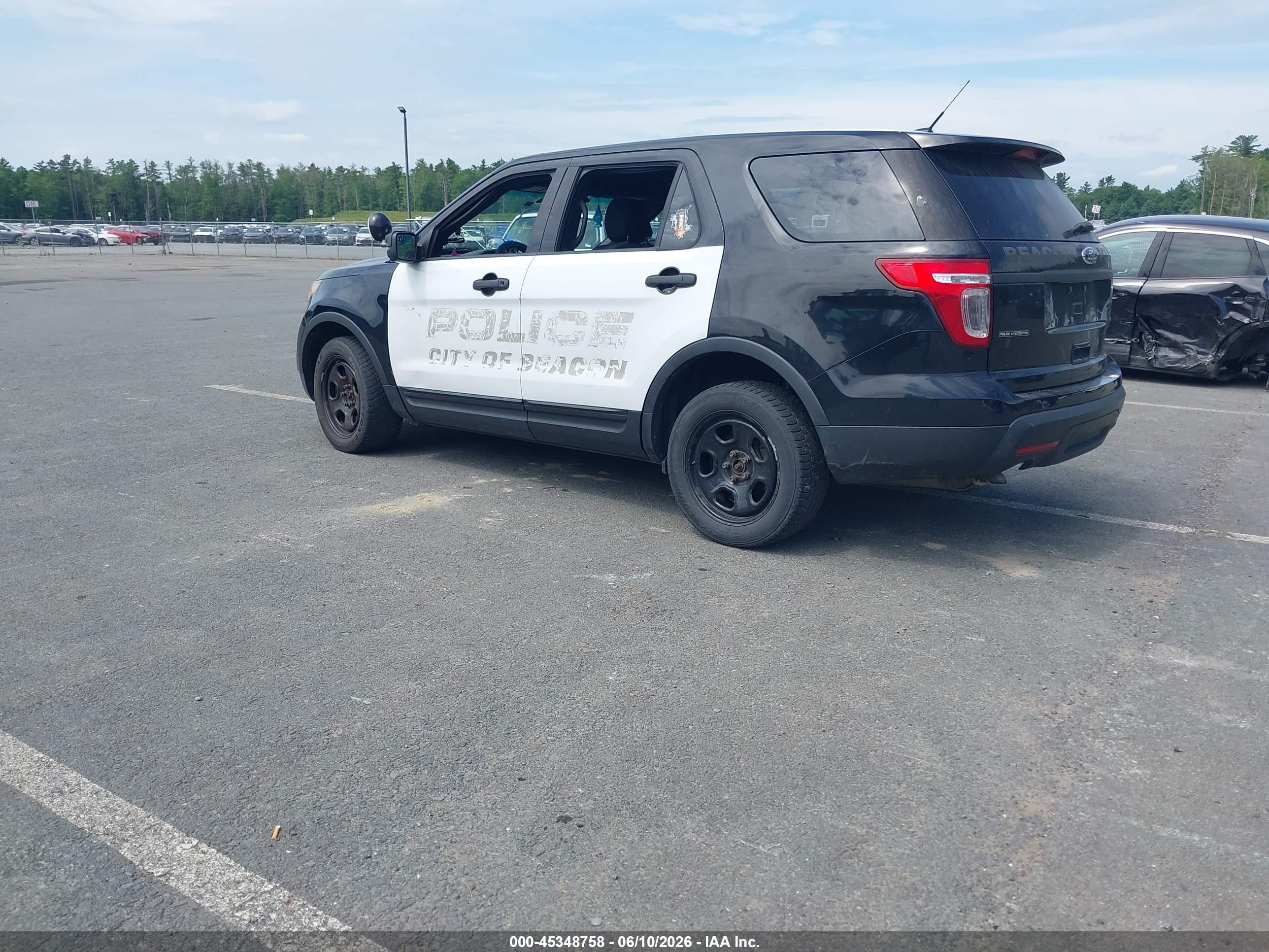 2014 Ford Utility Police Interceptor   Black vin: 1FM5K8AR9EGC60435