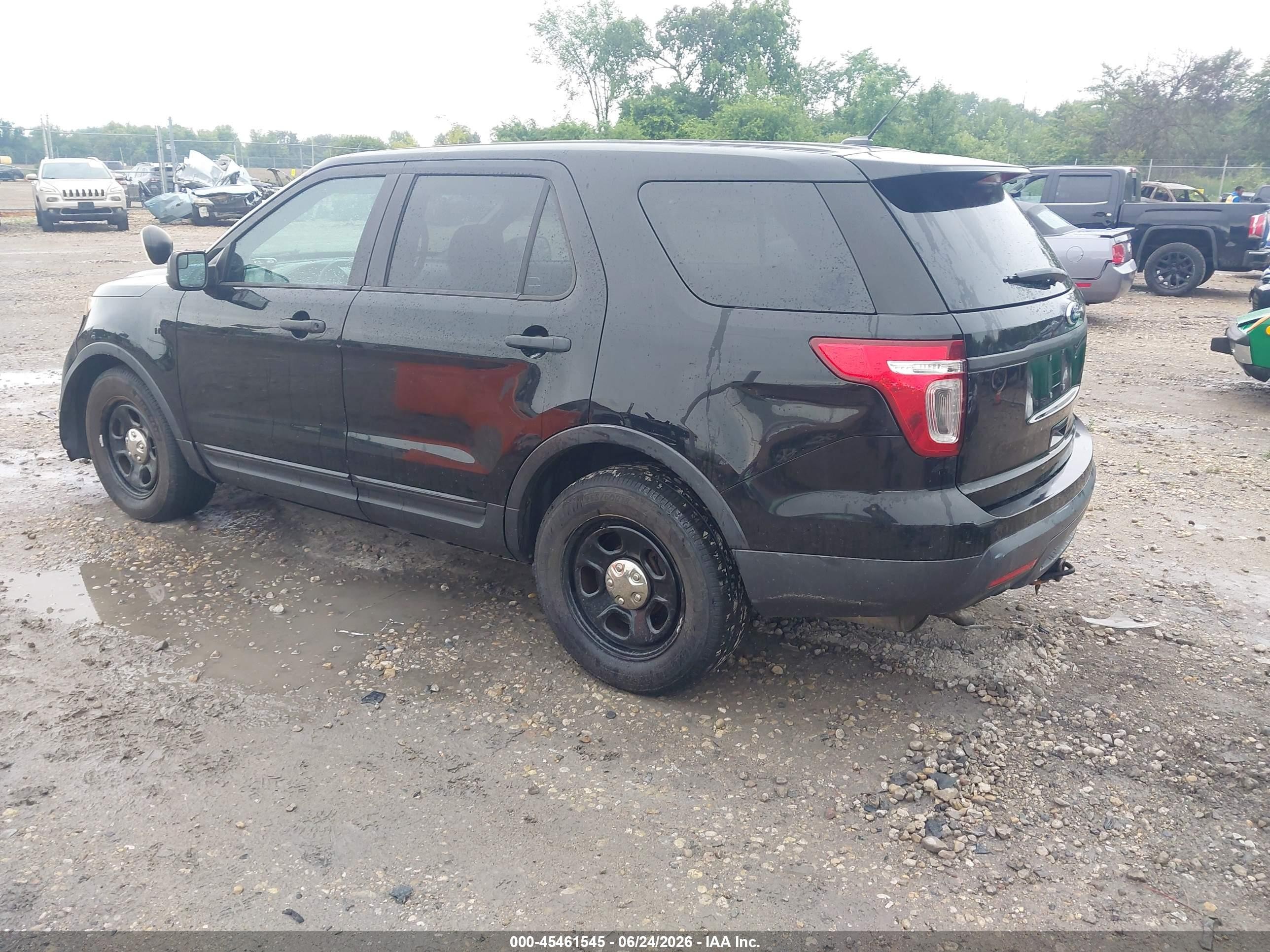 2014 Ford Utility Police Interceptor   Black vin: 1FM5K8ARXEGC02169