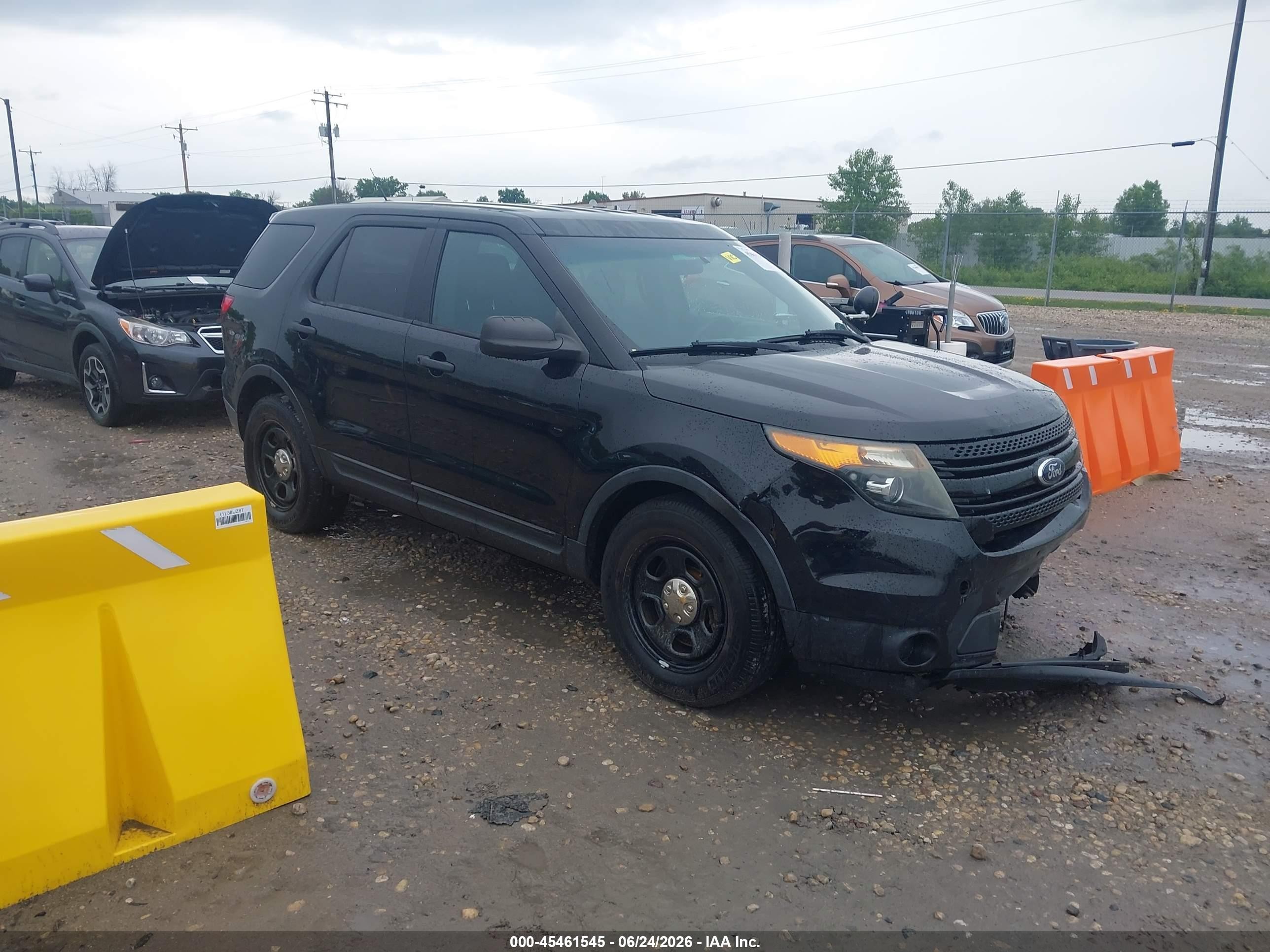 2014 Ford Utility Police Interceptor   Black vin: 1FM5K8ARXEGC02169