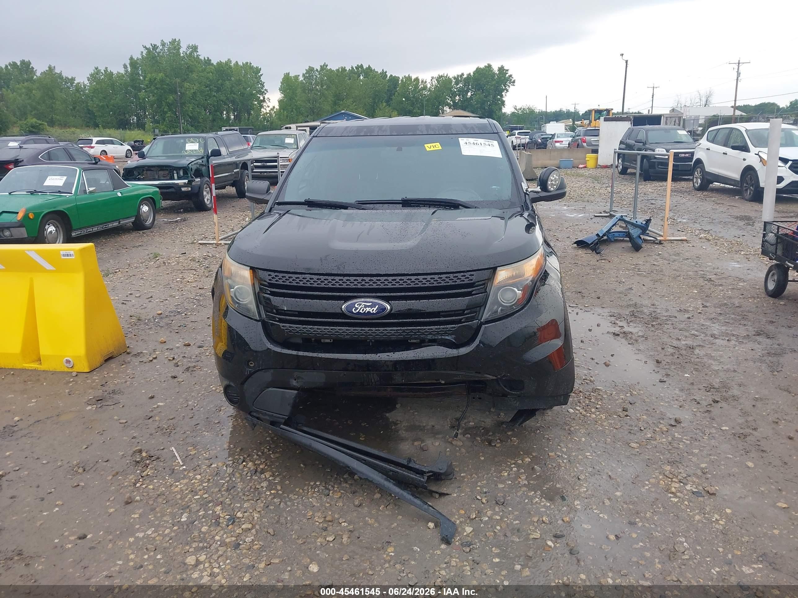 2014 Ford Utility Police Interceptor   Black vin: 1FM5K8ARXEGC02169