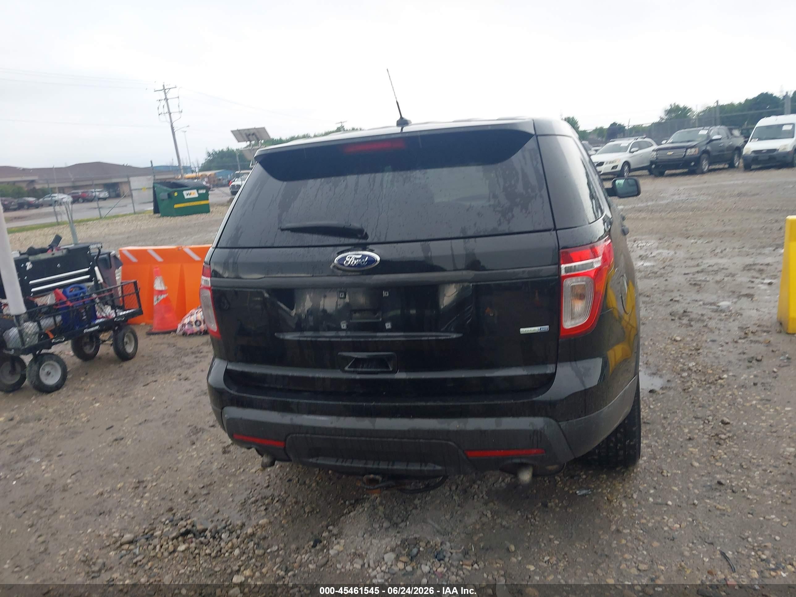 2014 Ford Utility Police Interceptor   Black vin: 1FM5K8ARXEGC02169