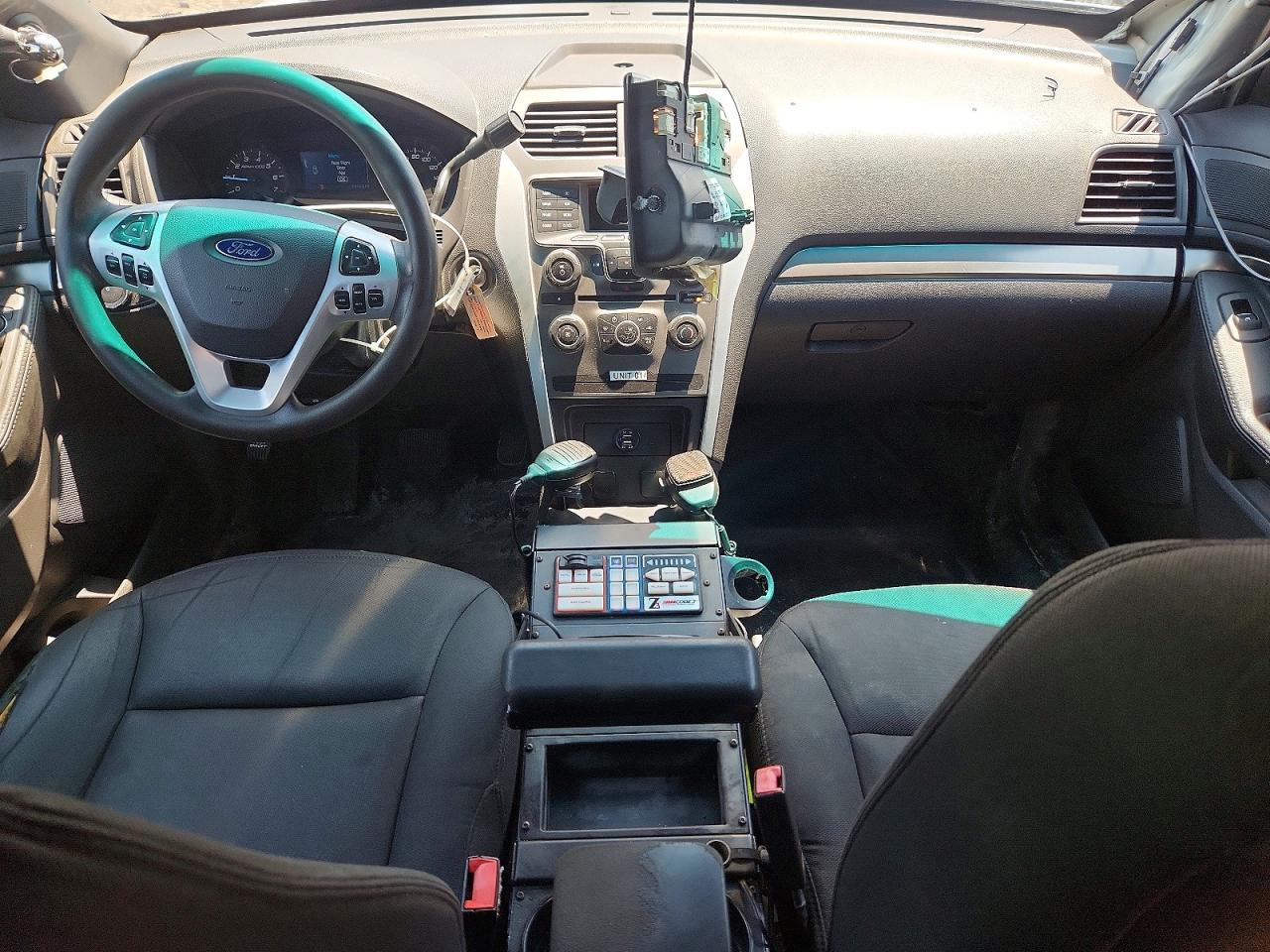 2015 Ford Explorer Police Interceptor Silver vin: 1FM5K8ARXFGA93956