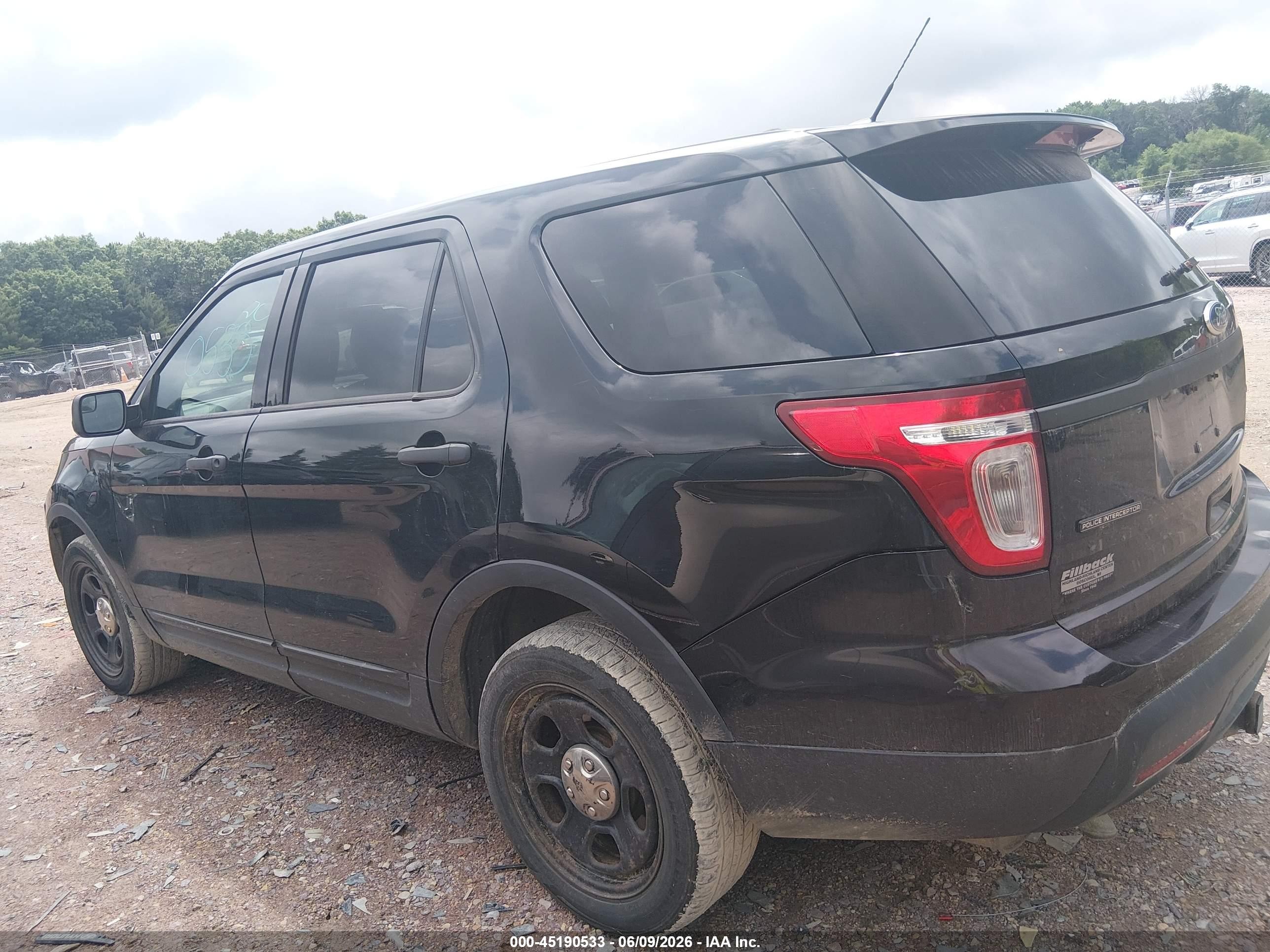 2015 Ford Utility Police Interceptor   Black vin: 1FM5K8ARXFGB61348