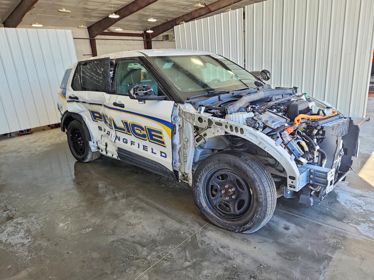 2020 Ford Explorer Police Interceptor White vin: 1FM5K8AW3LGA95548