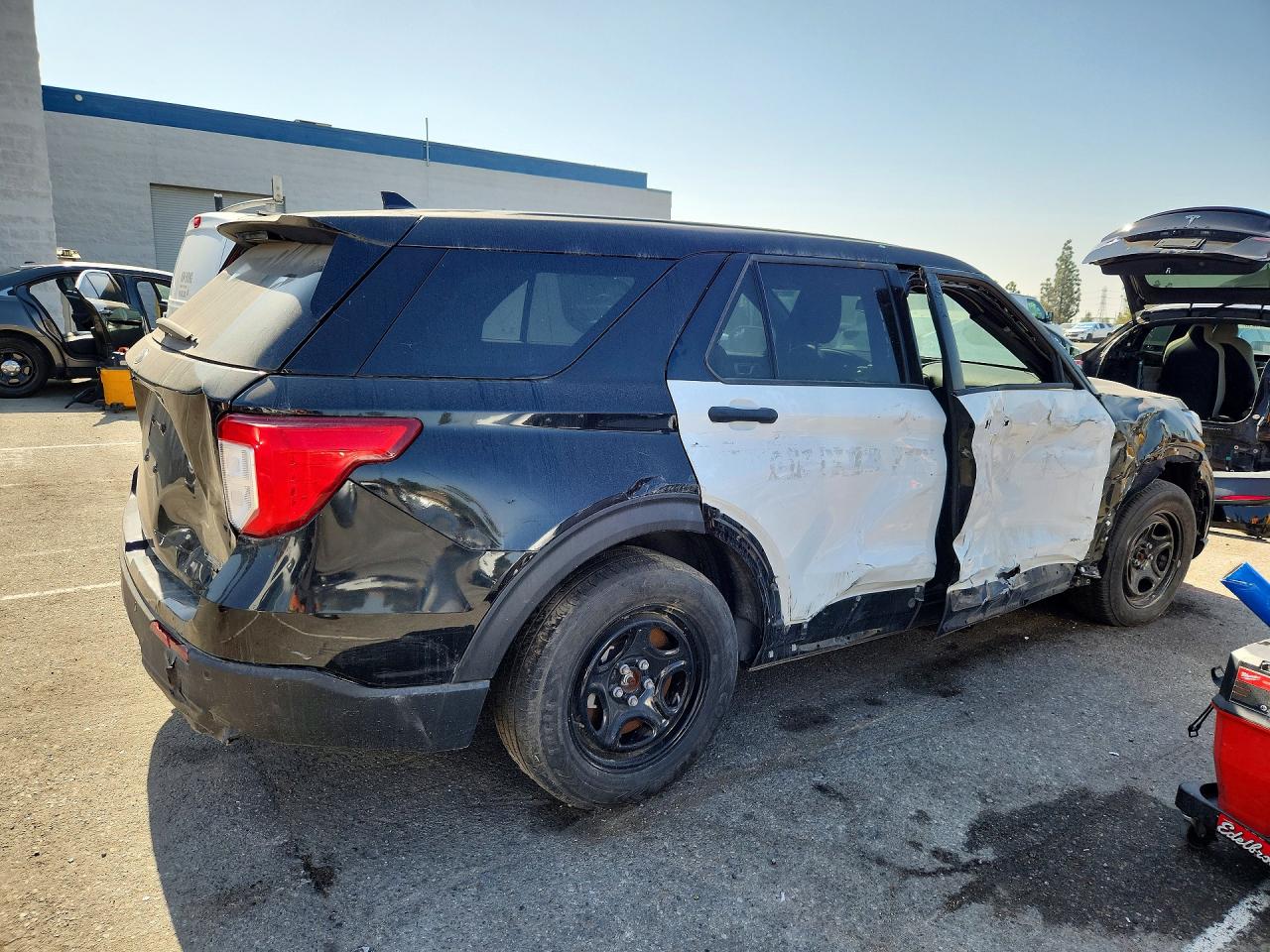2020 Ford Explorer Police Interceptor Black vin: 1FM5K8AW3LGC99993