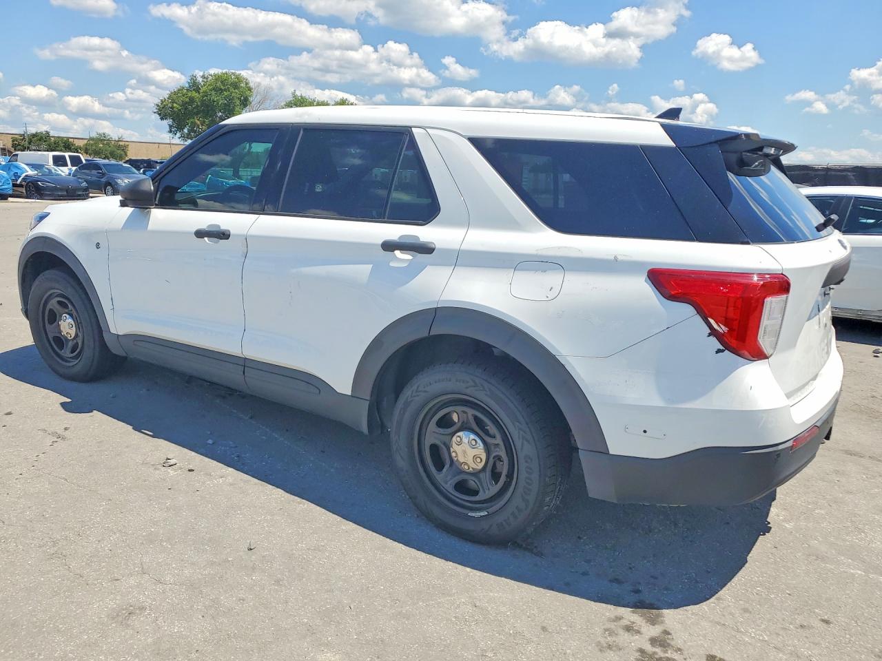 2020 Ford Explorer Police Interceptor White vin: 1FM5K8AW5LGC34983