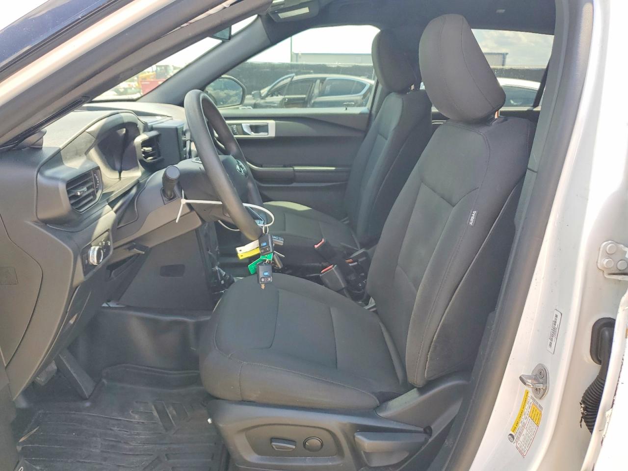 2020 Ford Explorer Police Interceptor White vin: 1FM5K8AW5LGC34983