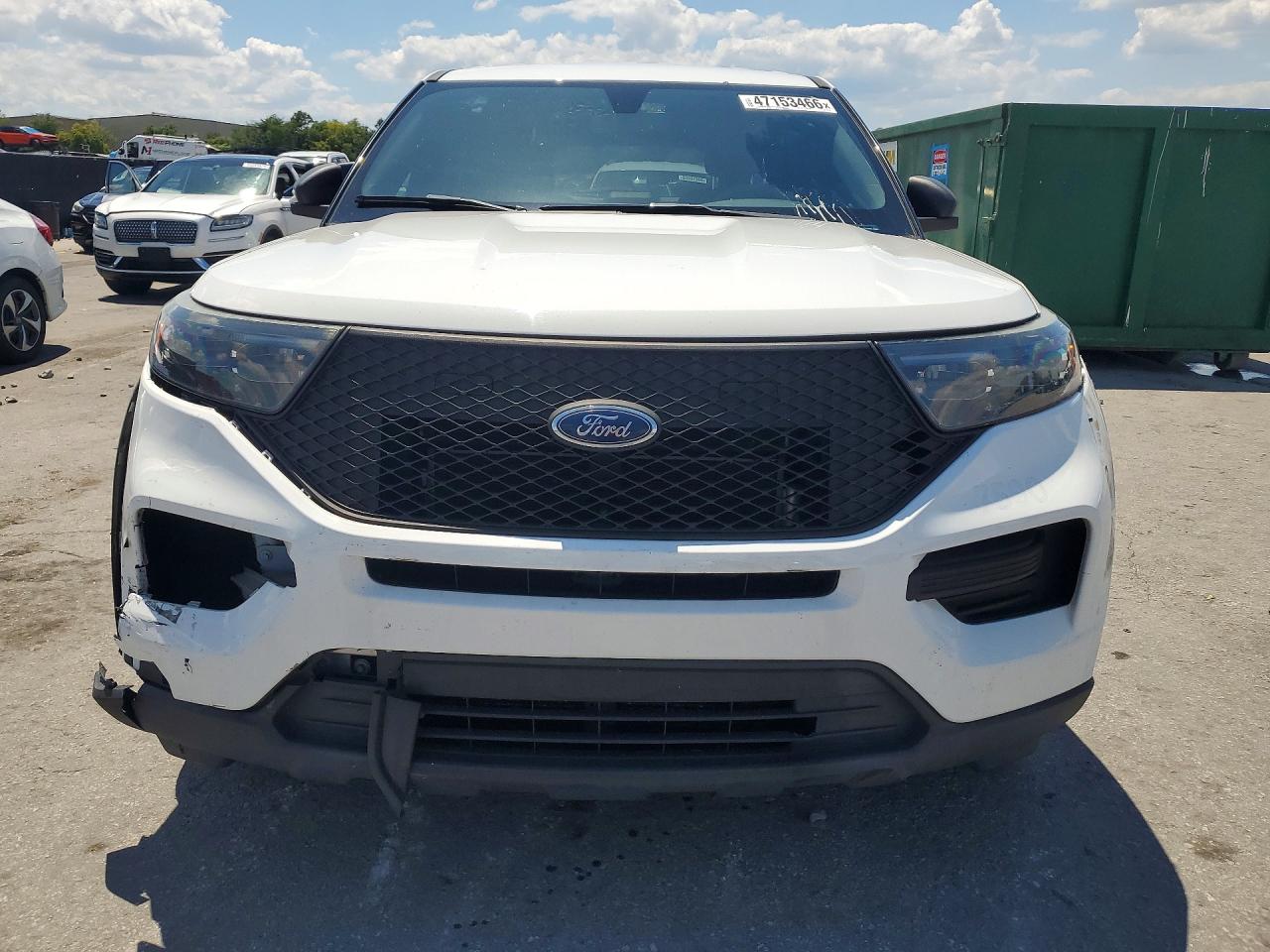 2020 Ford Explorer Police Interceptor White vin: 1FM5K8AW5LGC34983