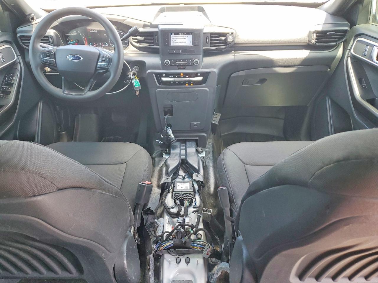 2020 Ford Explorer Police Interceptor White vin: 1FM5K8AW5LGC34983