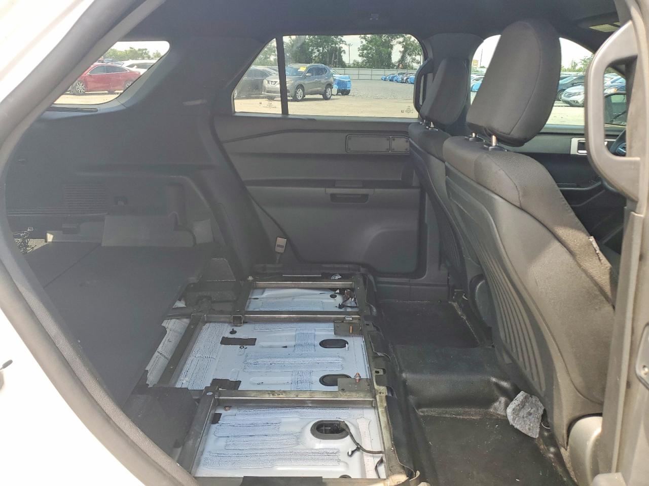 2020 Ford Explorer Police Interceptor White vin: 1FM5K8AW5LGC34983