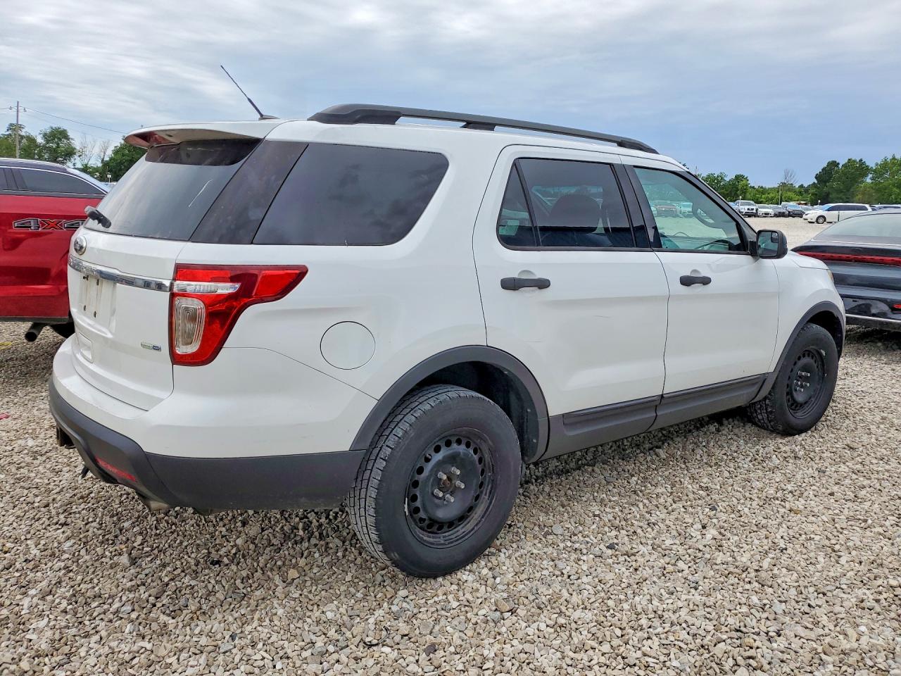 2013 Ford Explorer White vin: 1FM5K8B80DGB93096
