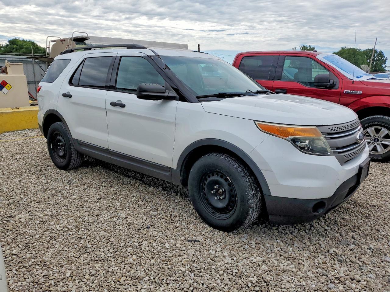 2013 Ford Explorer White vin: 1FM5K8B80DGB93096