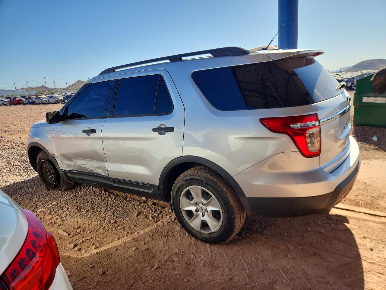 2013 Ford Explorer Silver vin: 1FM5K8B80DGC49926