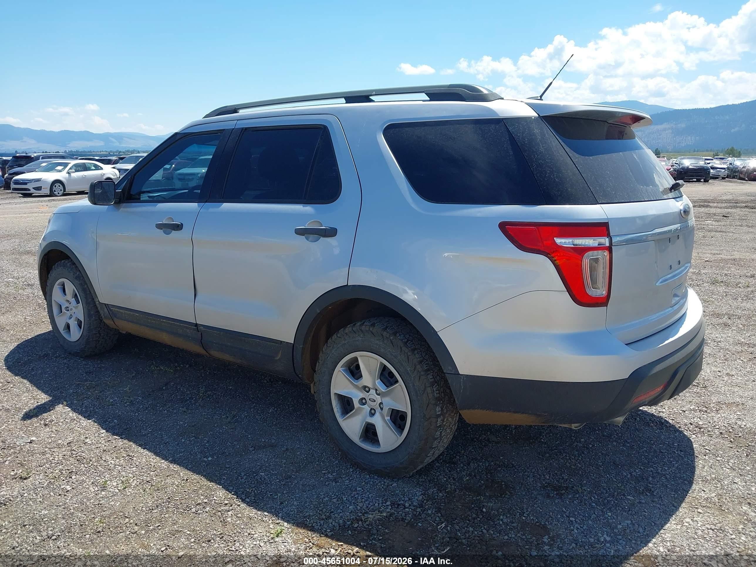 2013 Ford Explorer   Silver vin: 1FM5K8B80DGC95966