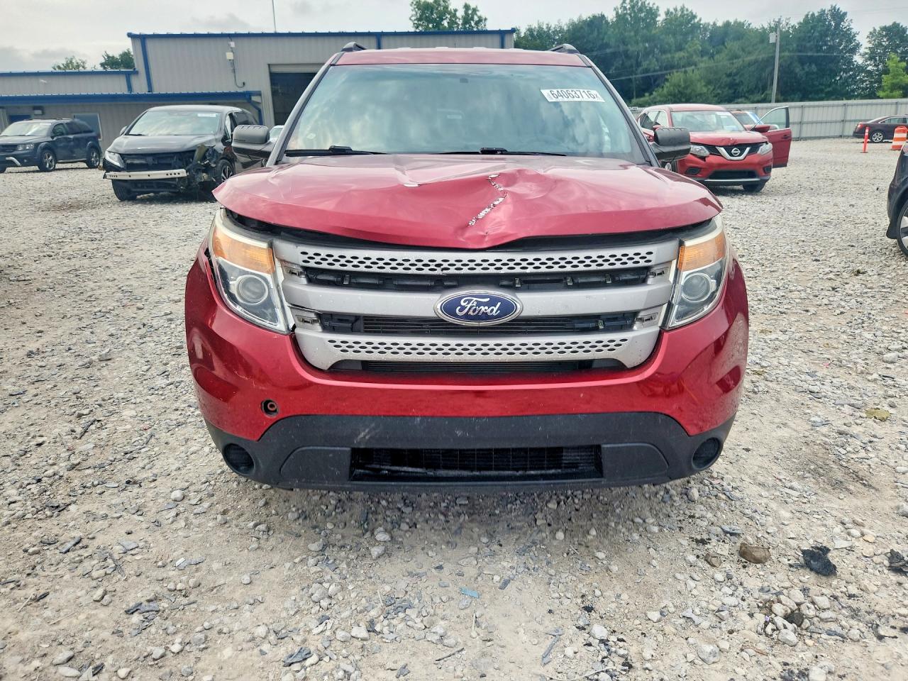 2015 Ford Explorer Red vin: 1FM5K8B80FGC63747