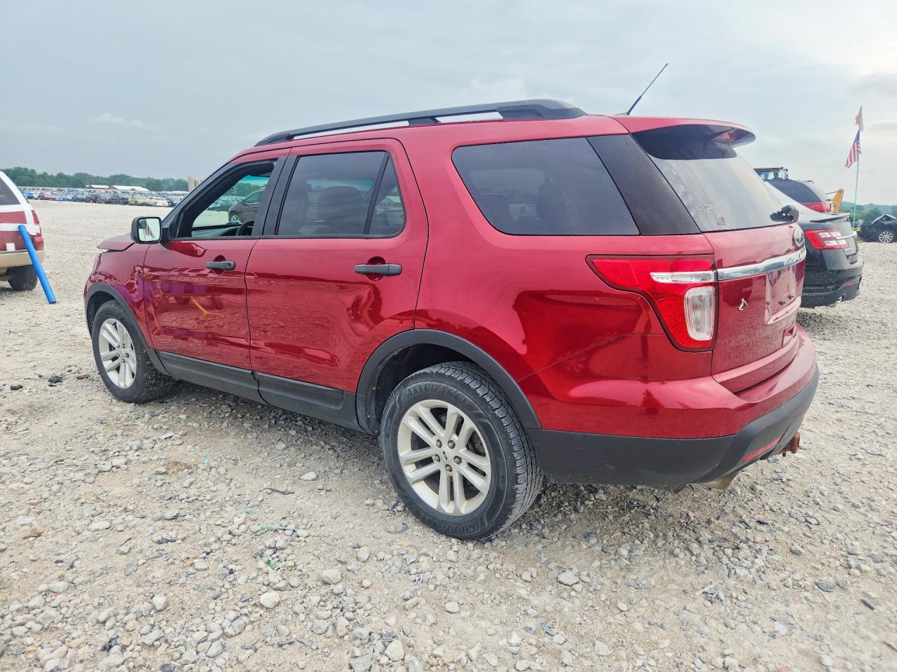 2015 Ford Explorer Red vin: 1FM5K8B80FGC63747