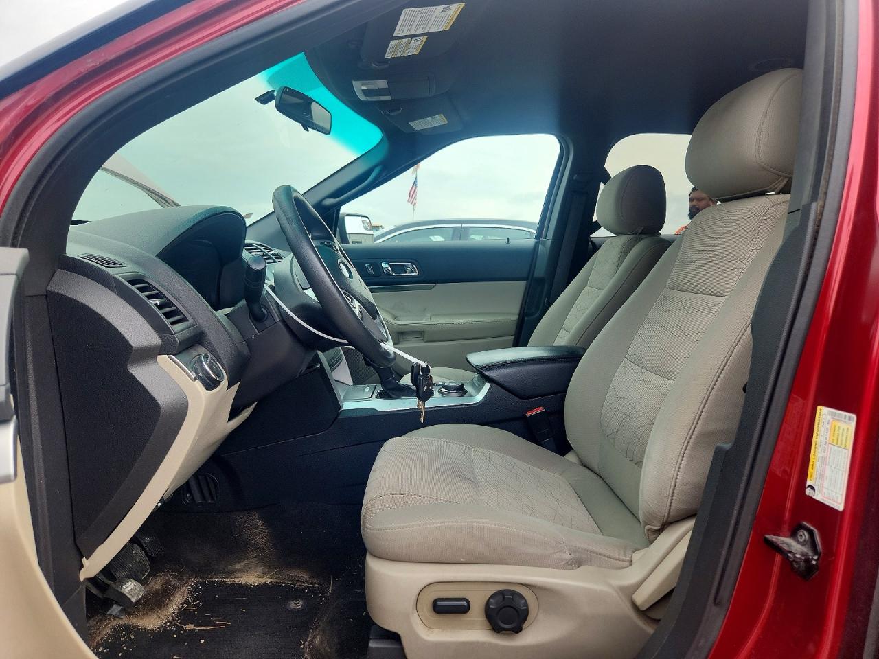 2015 Ford Explorer Red vin: 1FM5K8B80FGC63747