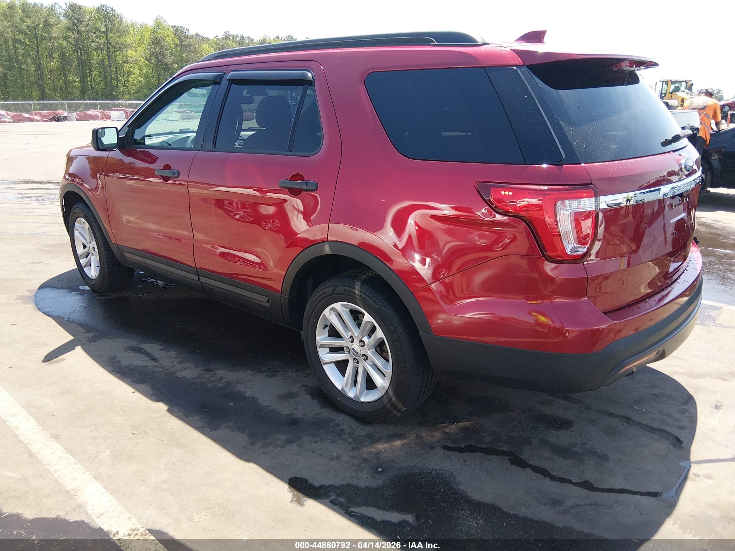 2017 Ford Explorer Красный vin: 1FM5K8B80HGD51927