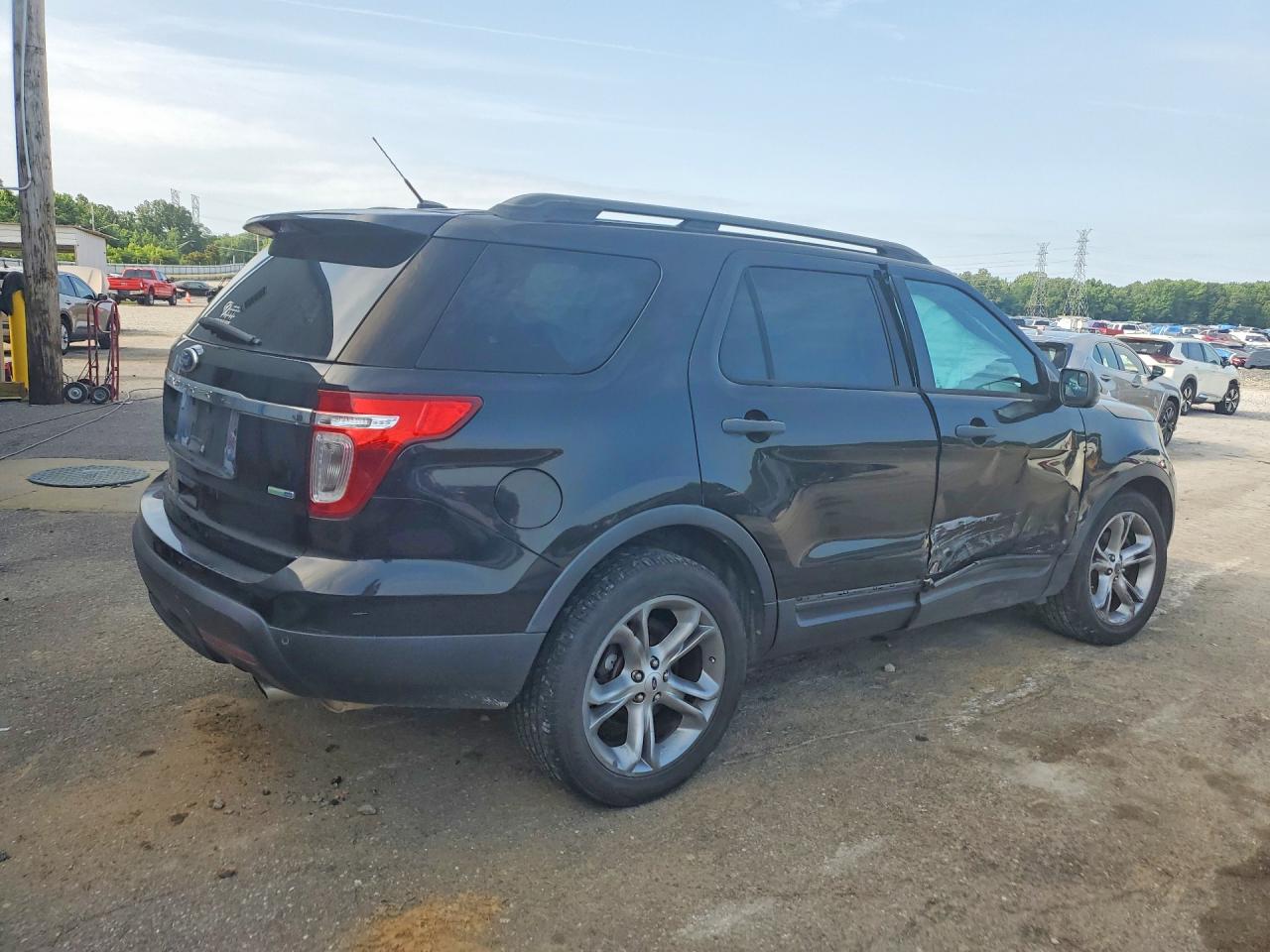 2013 Ford Explorer Black vin: 1FM5K8B81DGC45948