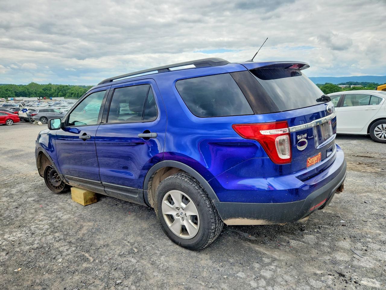 2014 Ford Explorer Blue vin: 1FM5K8B81EGA06577