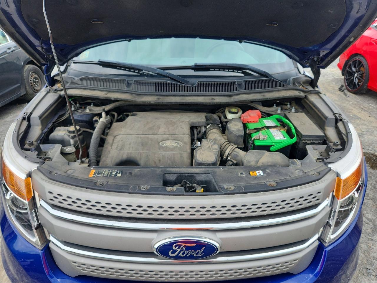 2014 Ford Explorer Blue vin: 1FM5K8B81EGA06577