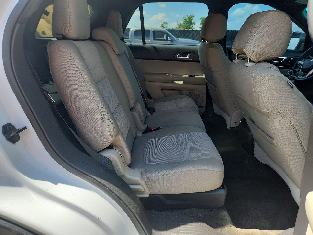 2014 Ford Explorer White vin: 1FM5K8B81EGC27483