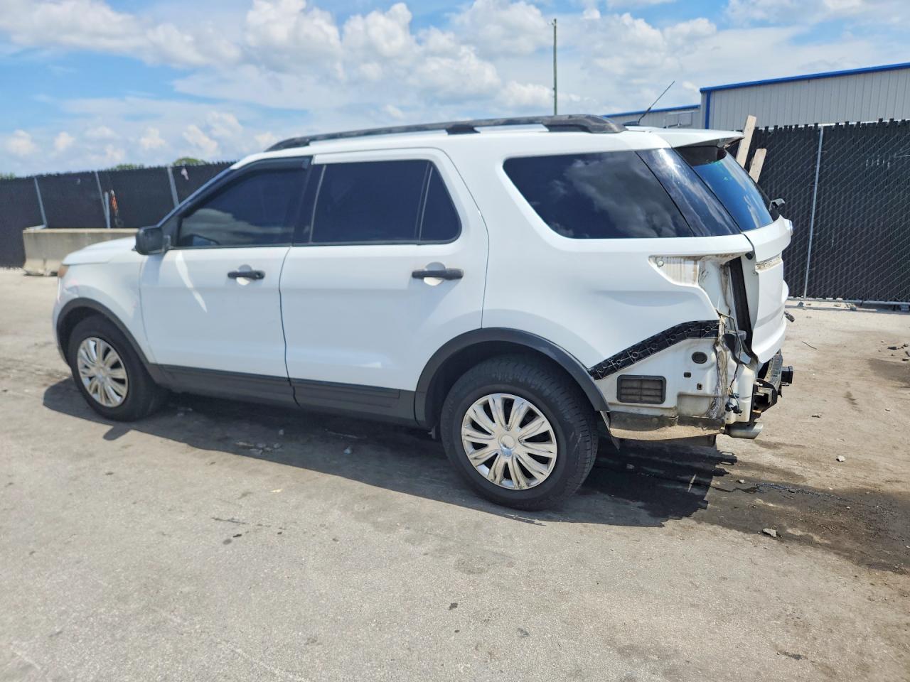 2014 Ford Explorer White vin: 1FM5K8B81EGC27483