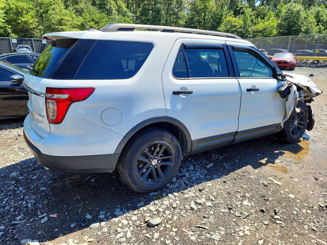 2015 Ford Explorer White vin: 1FM5K8B81FGA00893