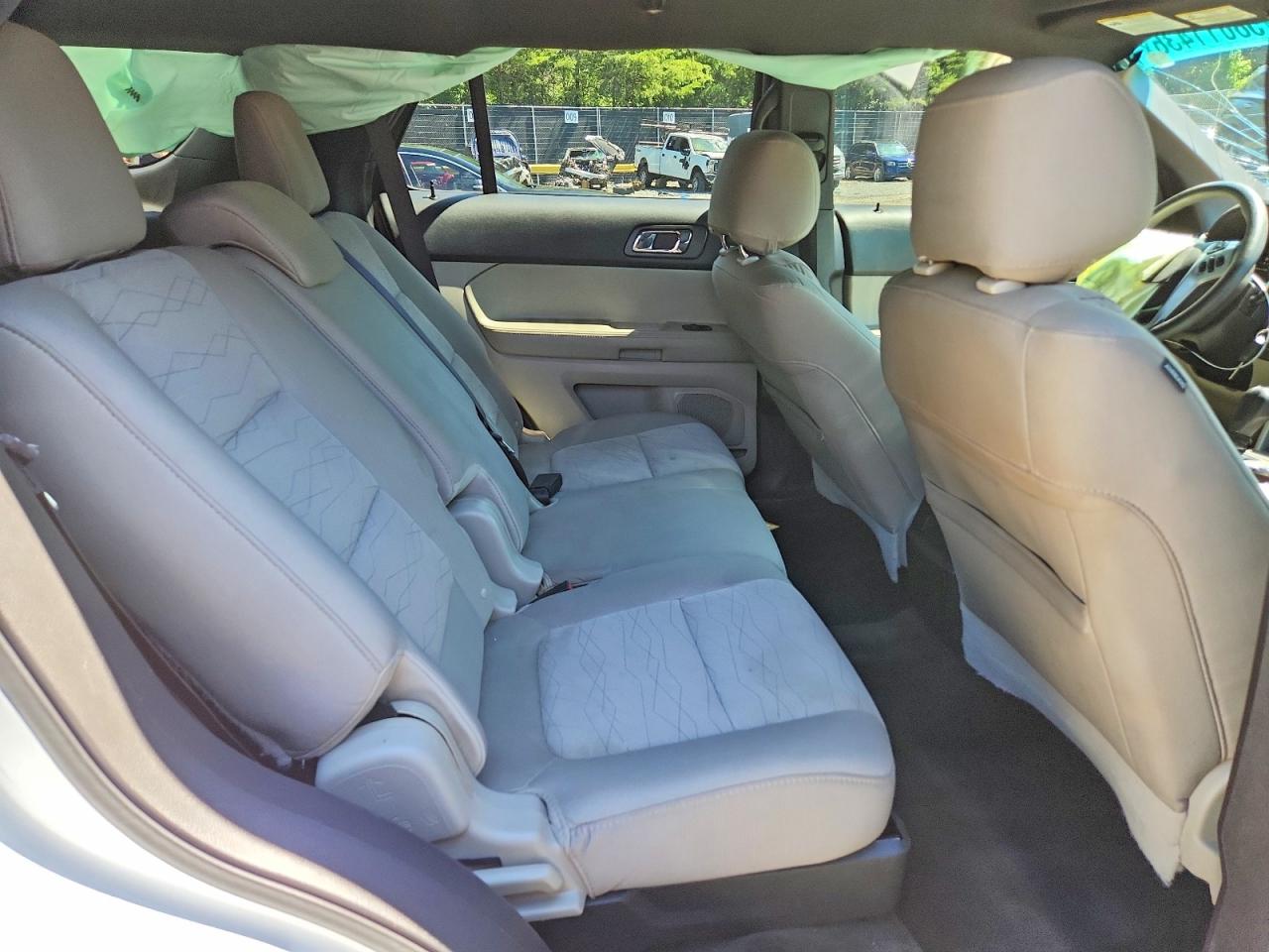2015 Ford Explorer White vin: 1FM5K8B81FGA00893