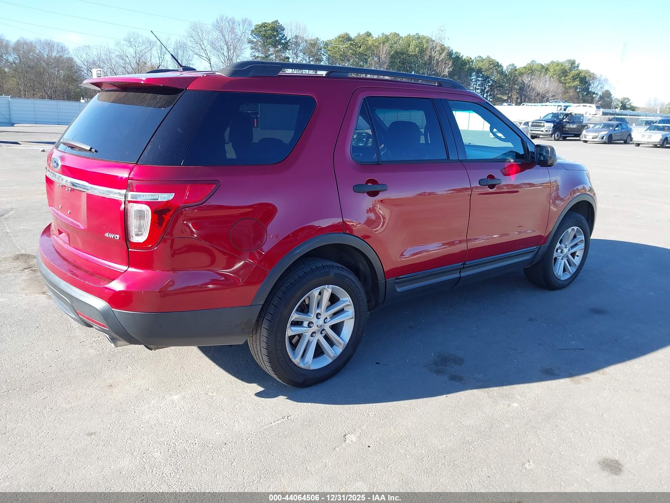 2015 Ford Explorer   Red vin: 1FM5K8B81FGA70832