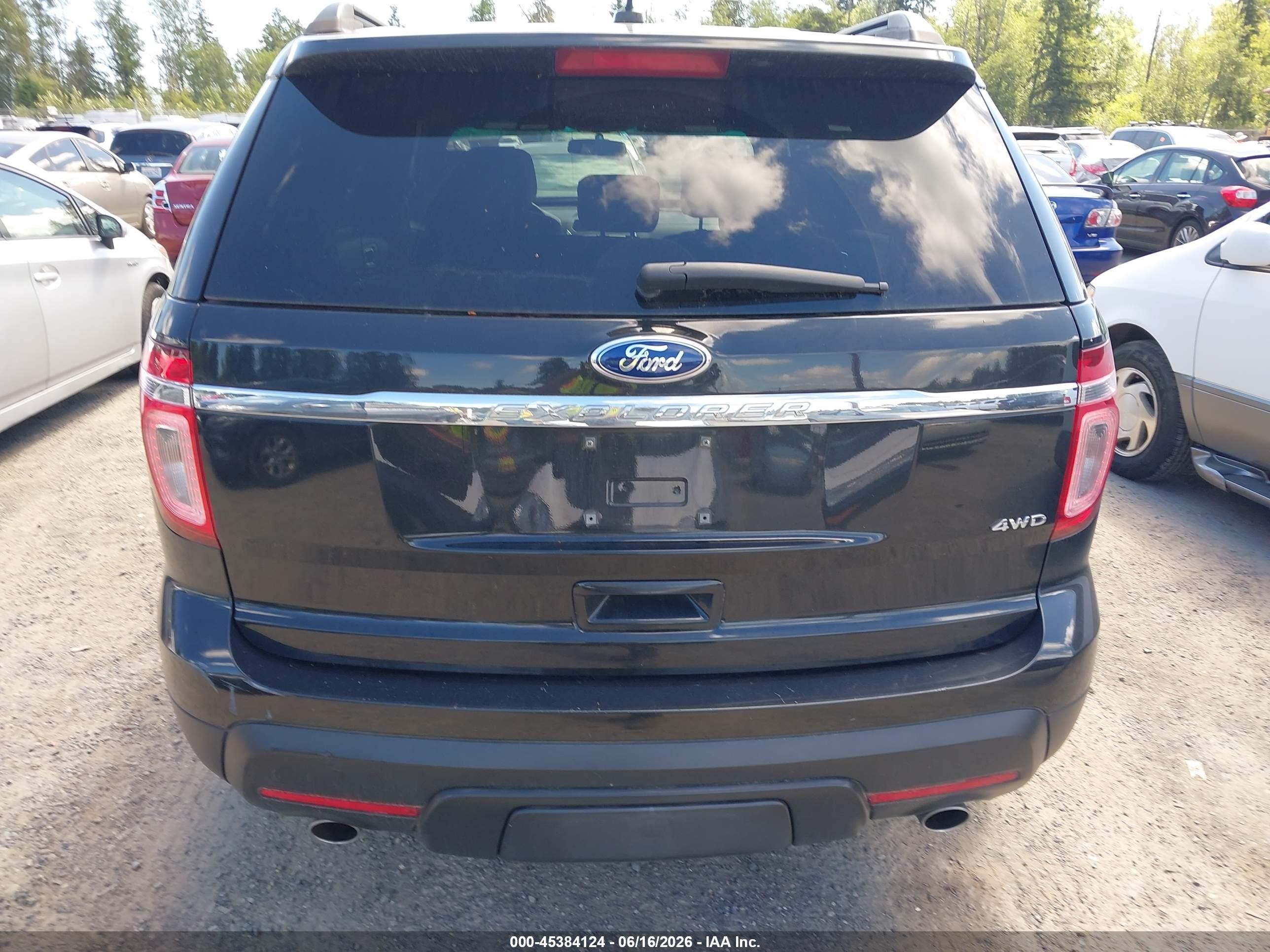 2015 Ford Explorer   Black vin: 1FM5K8B81FGA71785