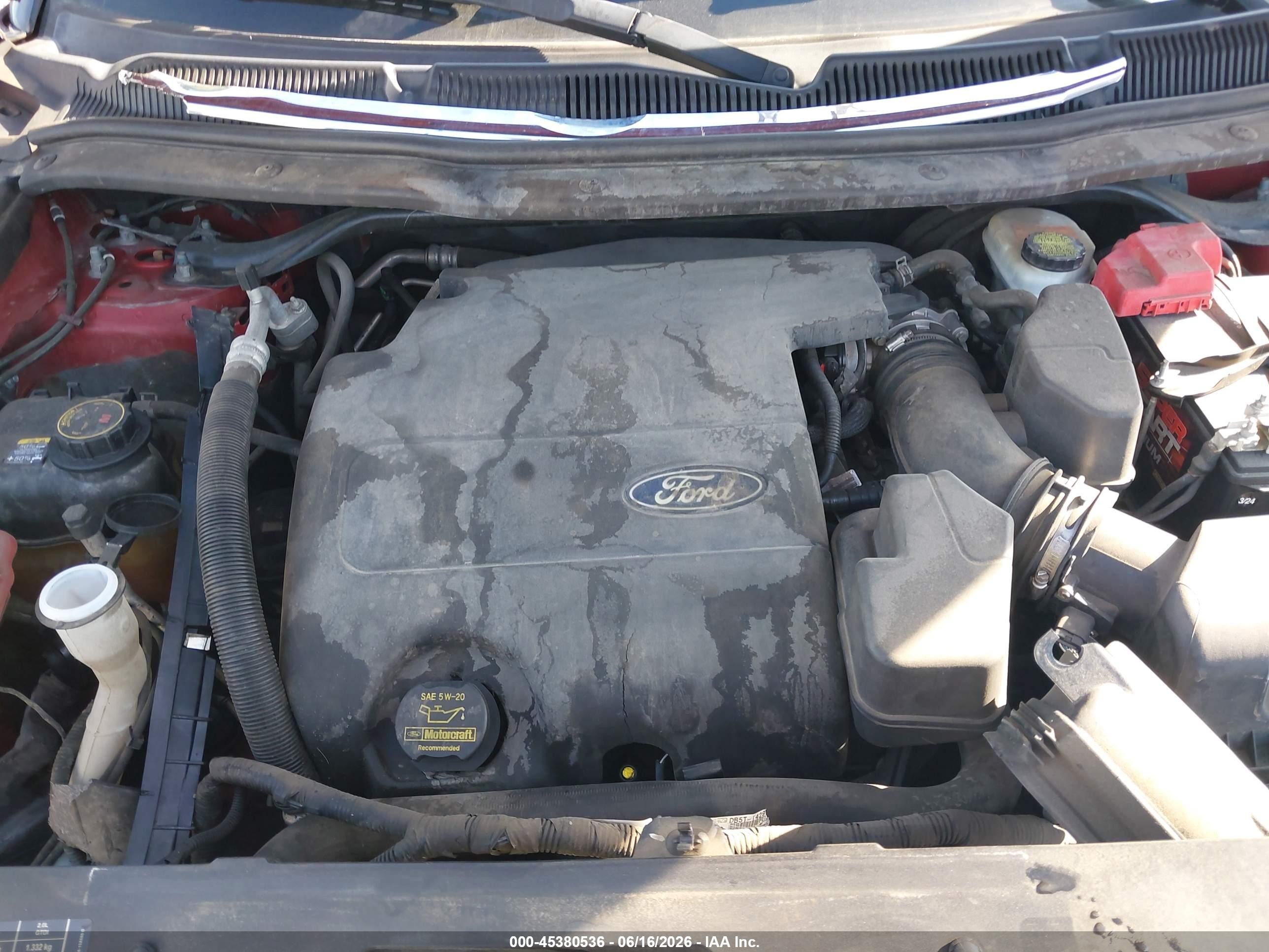 2013 Ford Explorer Red vin: 1FM5K8B82DGA17103