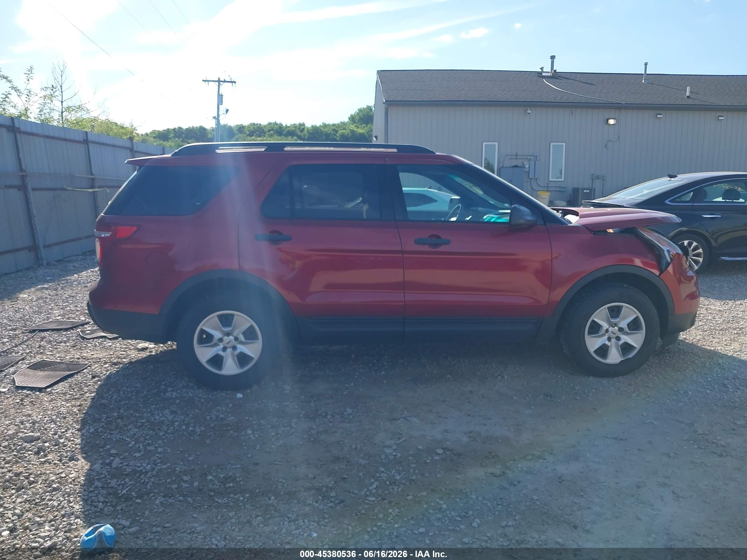 2013 Ford Explorer Red vin: 1FM5K8B82DGA17103