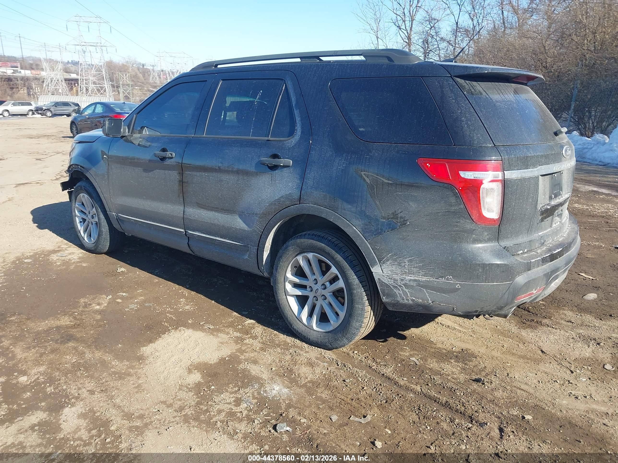 2015 Ford Explorer Black vin: 1FM5K8B82FGB06267