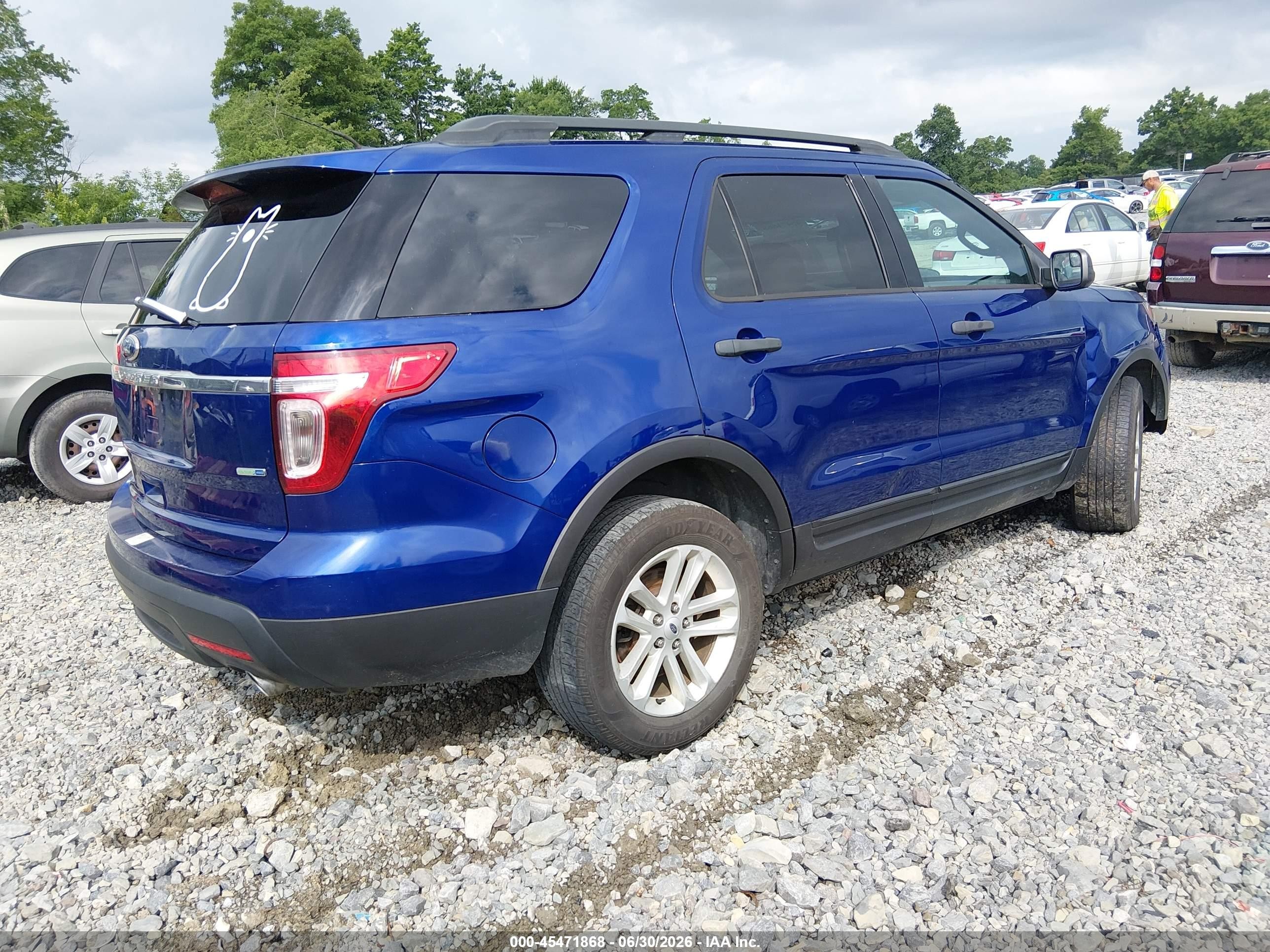 2015 Ford Explorer   Blue vin: 1FM5K8B82FGC47825