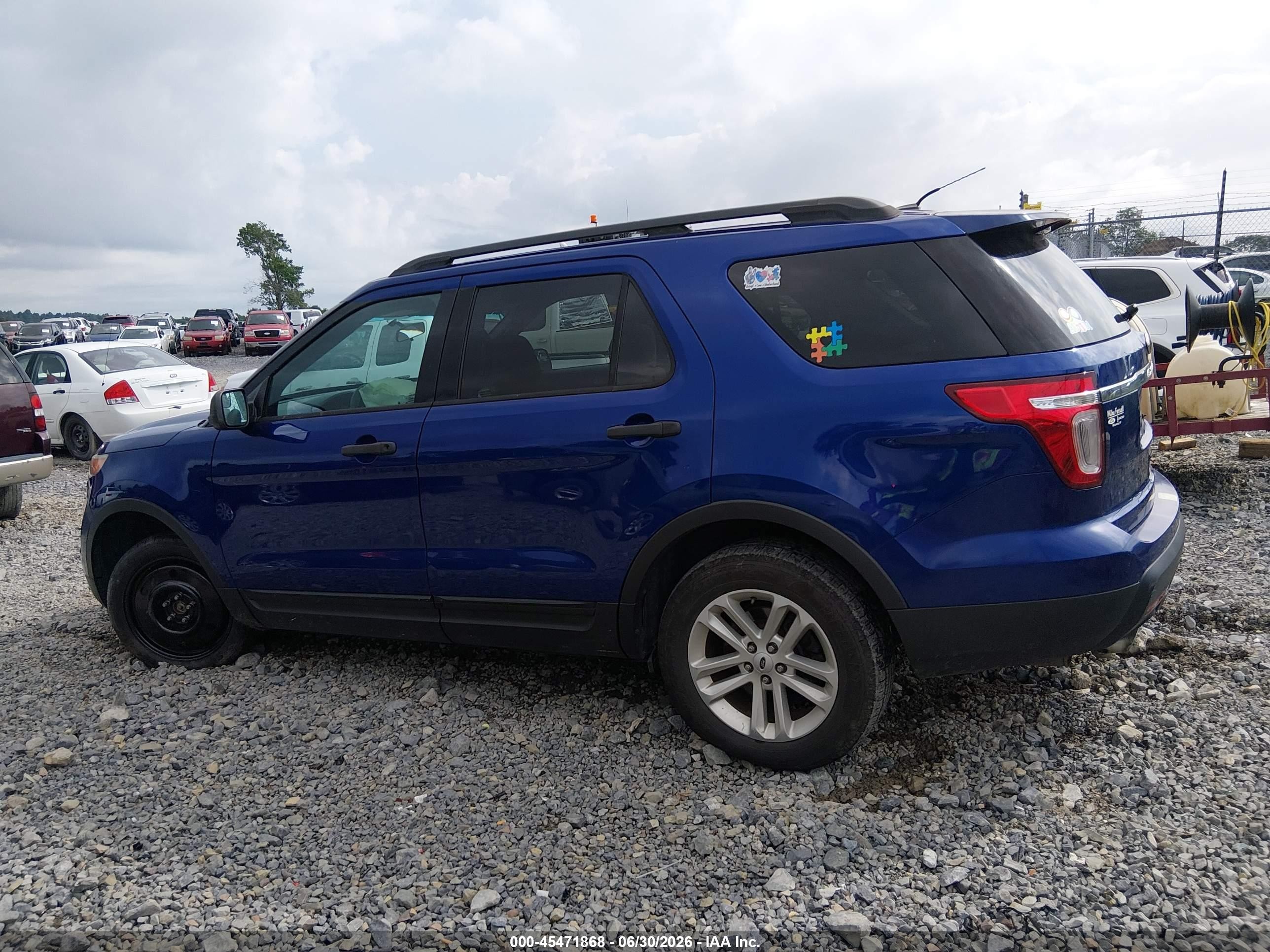 2015 Ford Explorer   Blue vin: 1FM5K8B82FGC47825