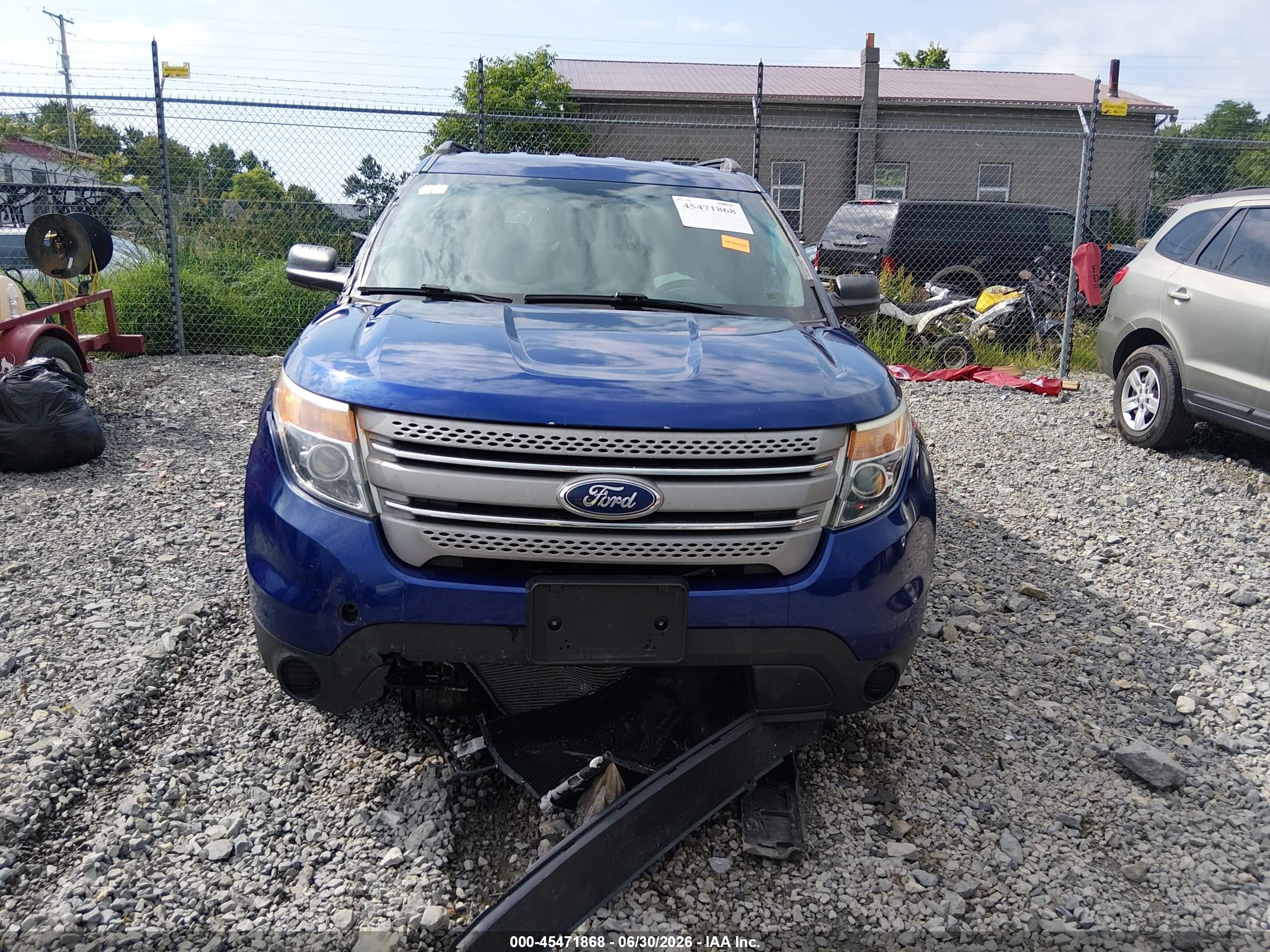 2015 Ford Explorer   Blue vin: 1FM5K8B82FGC47825