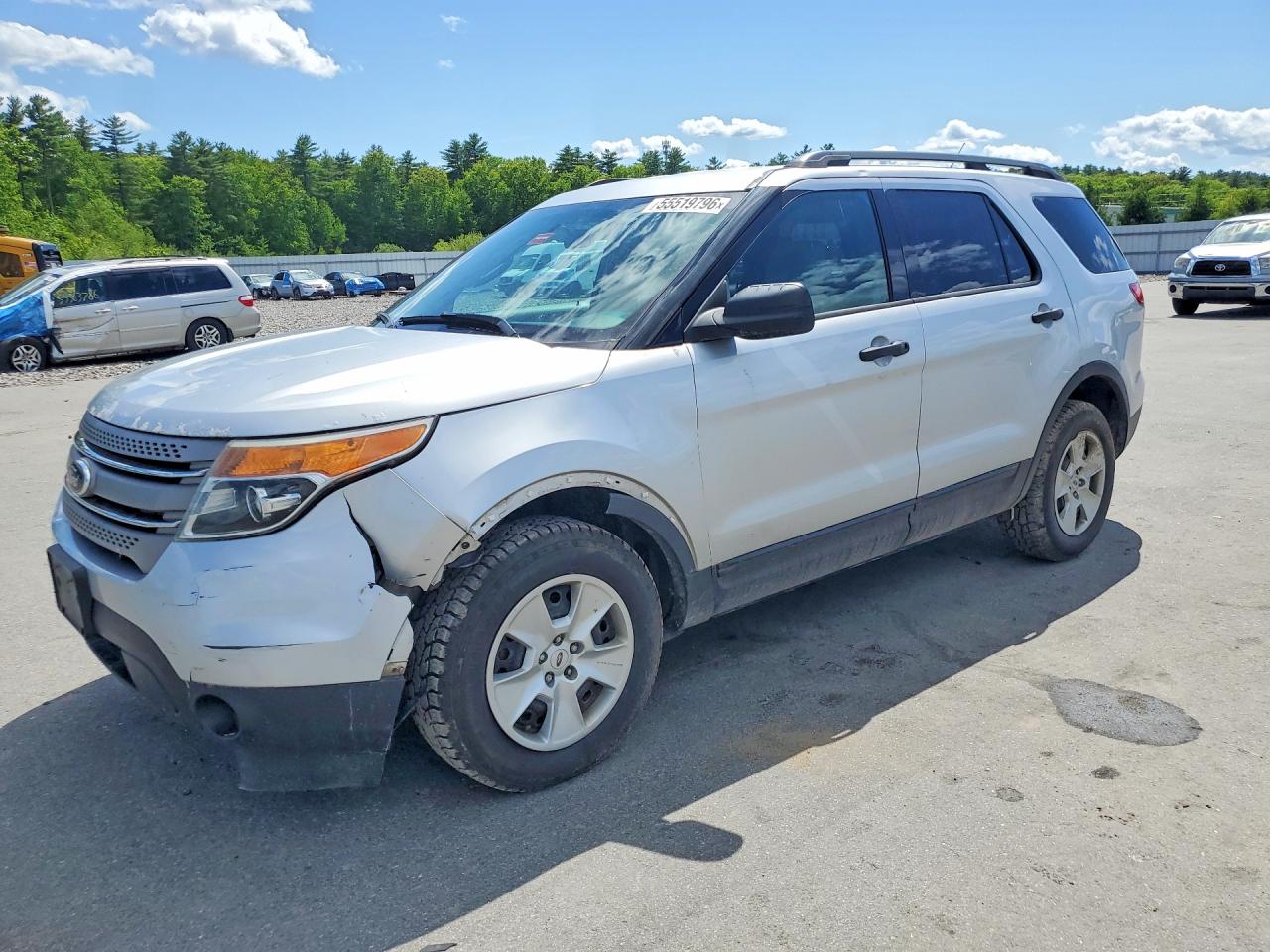 2013 Ford Explorer Silver vin: 1FM5K8B83DGA16042