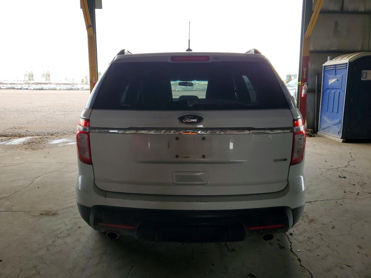 2013 Ford Explorer White vin: 1FM5K8B83DGA55763