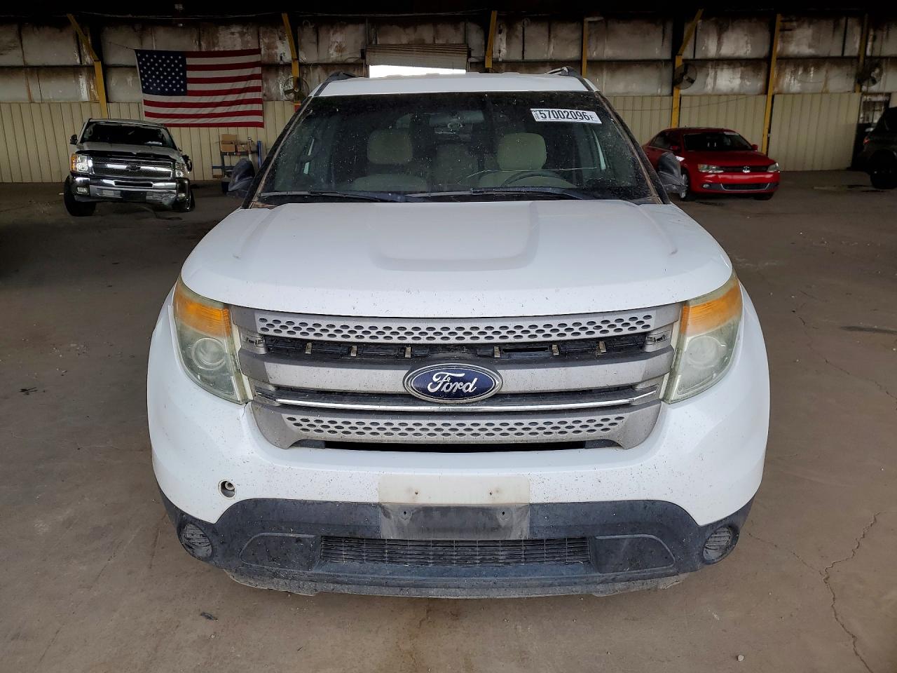 2013 Ford Explorer White vin: 1FM5K8B83DGA55763