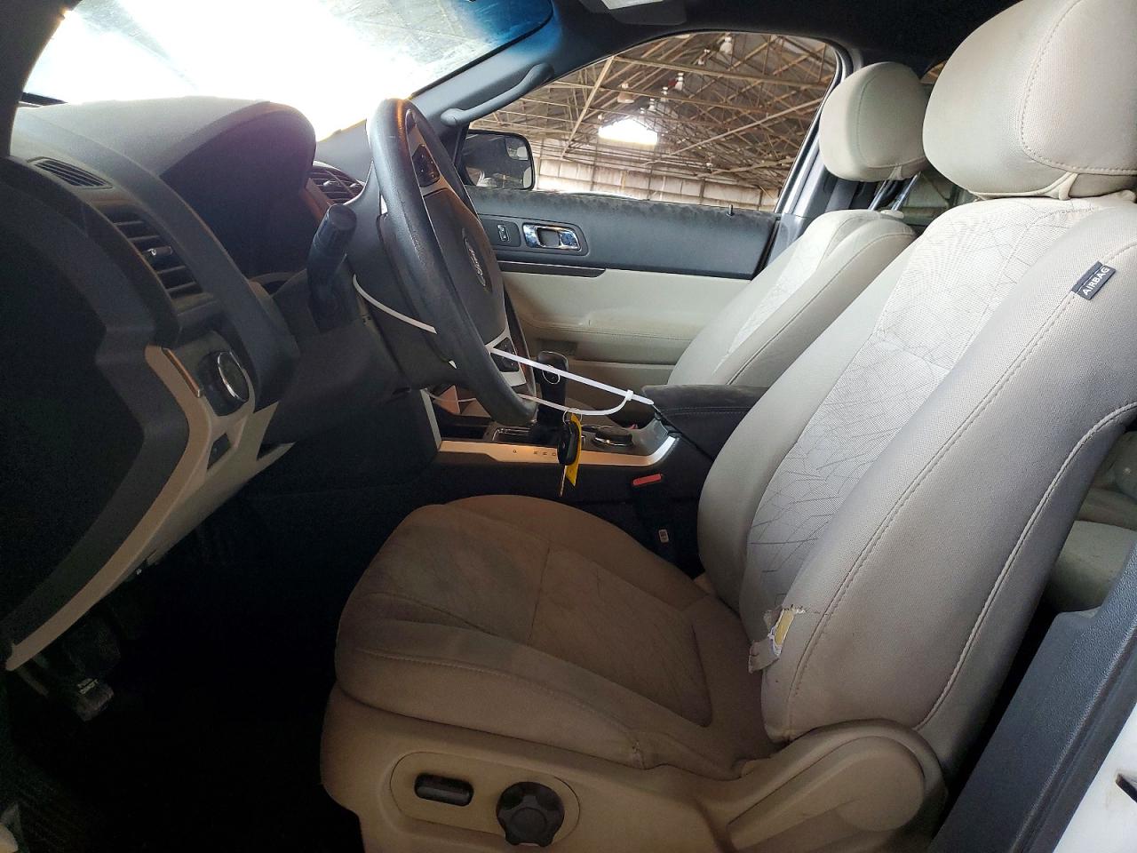 2013 Ford Explorer White vin: 1FM5K8B83DGA55763