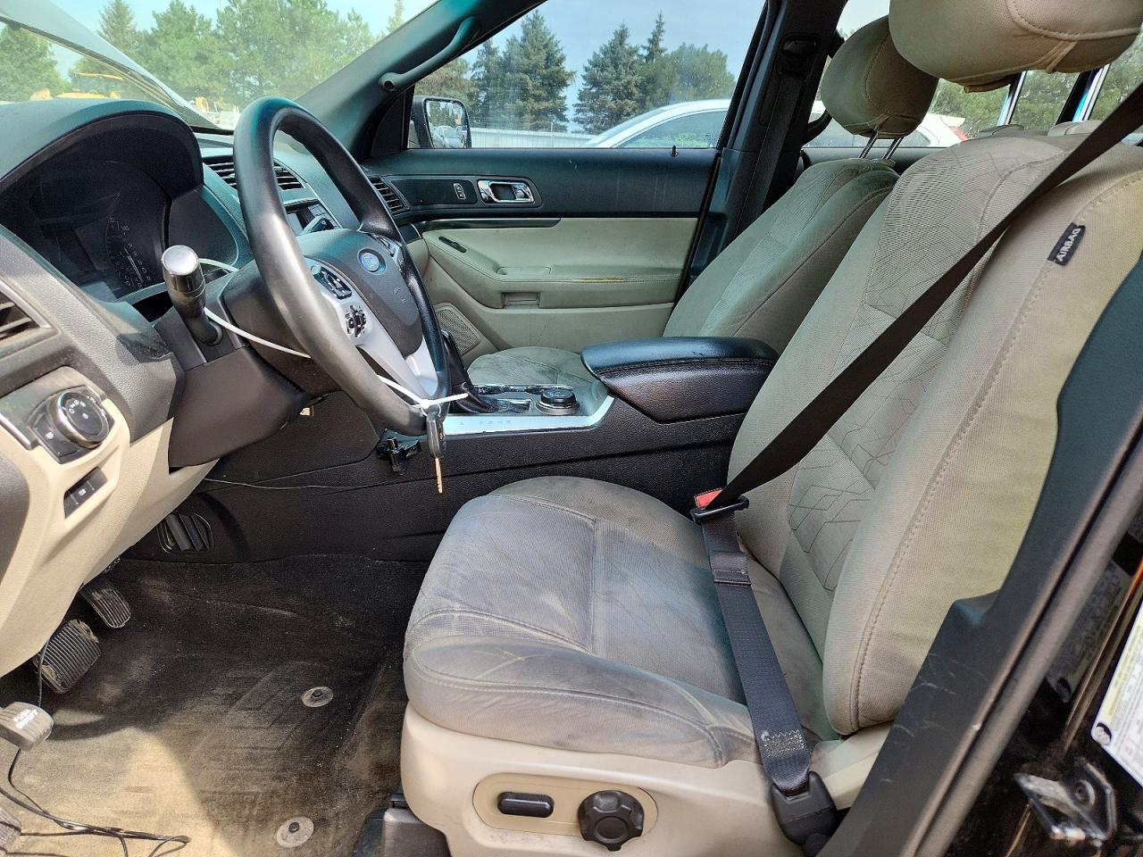 2015 Ford Explorer Black vin: 1FM5K8B83FGA58374