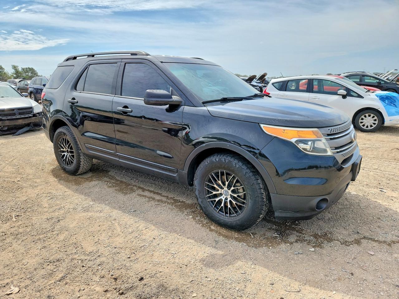 2015 Ford Explorer Black vin: 1FM5K8B83FGA58374