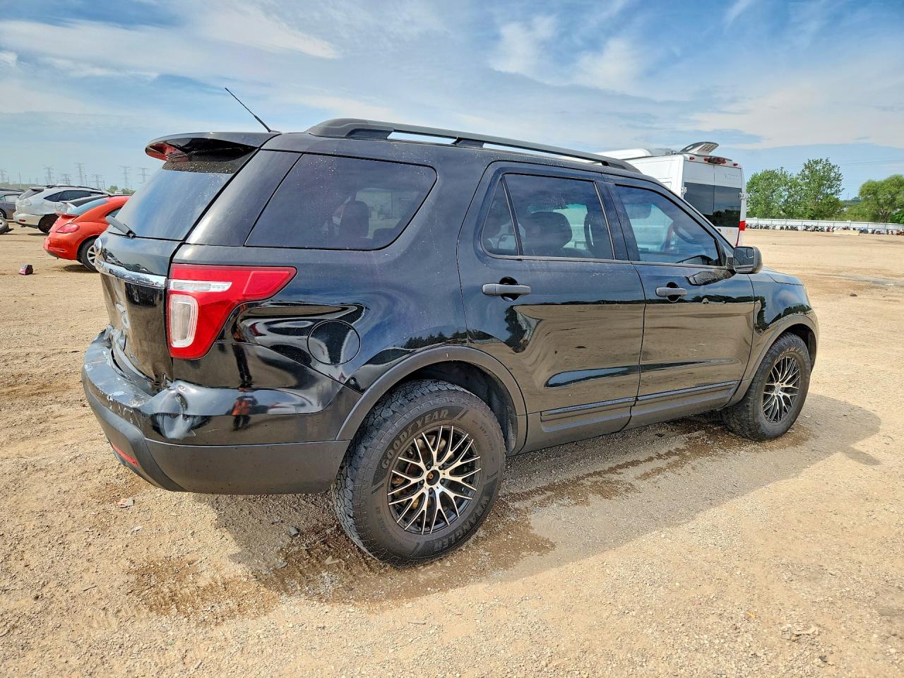 2015 Ford Explorer Black vin: 1FM5K8B83FGA58374