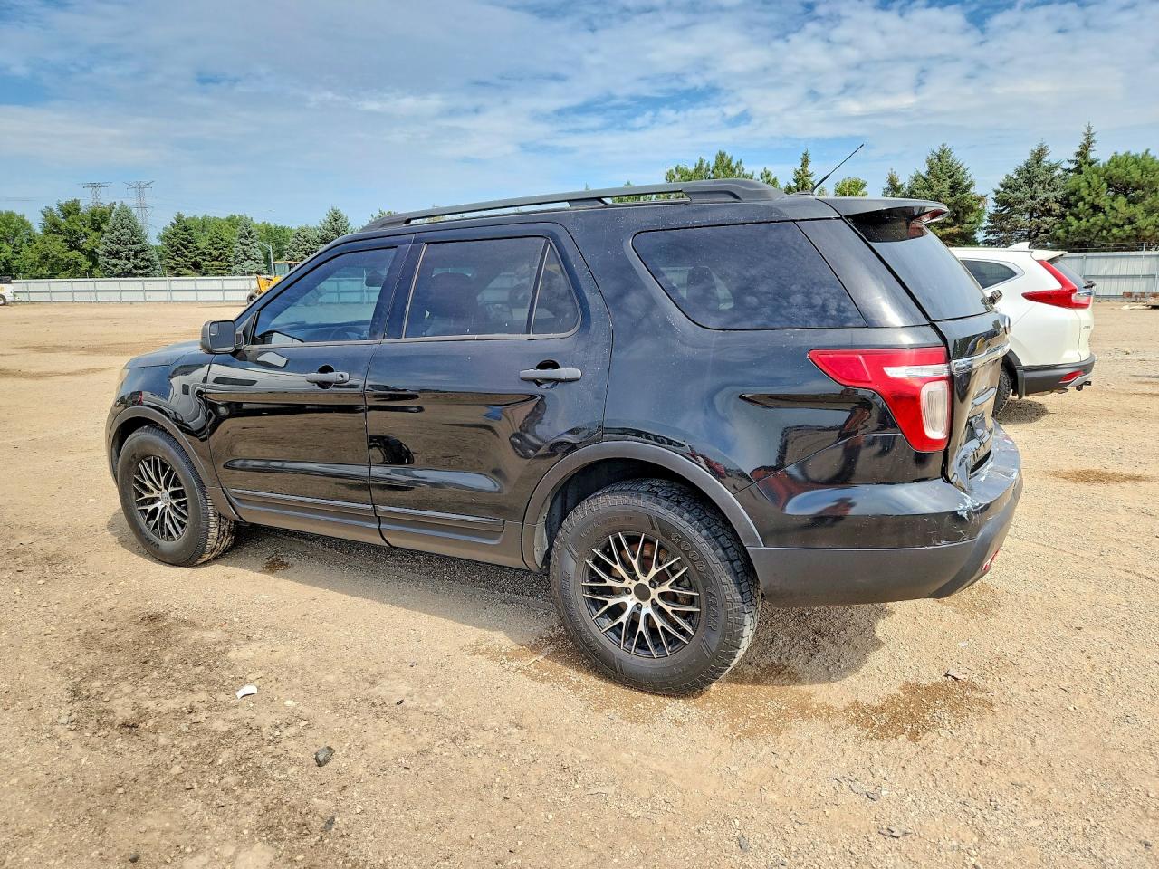 2015 Ford Explorer Black vin: 1FM5K8B83FGA58374