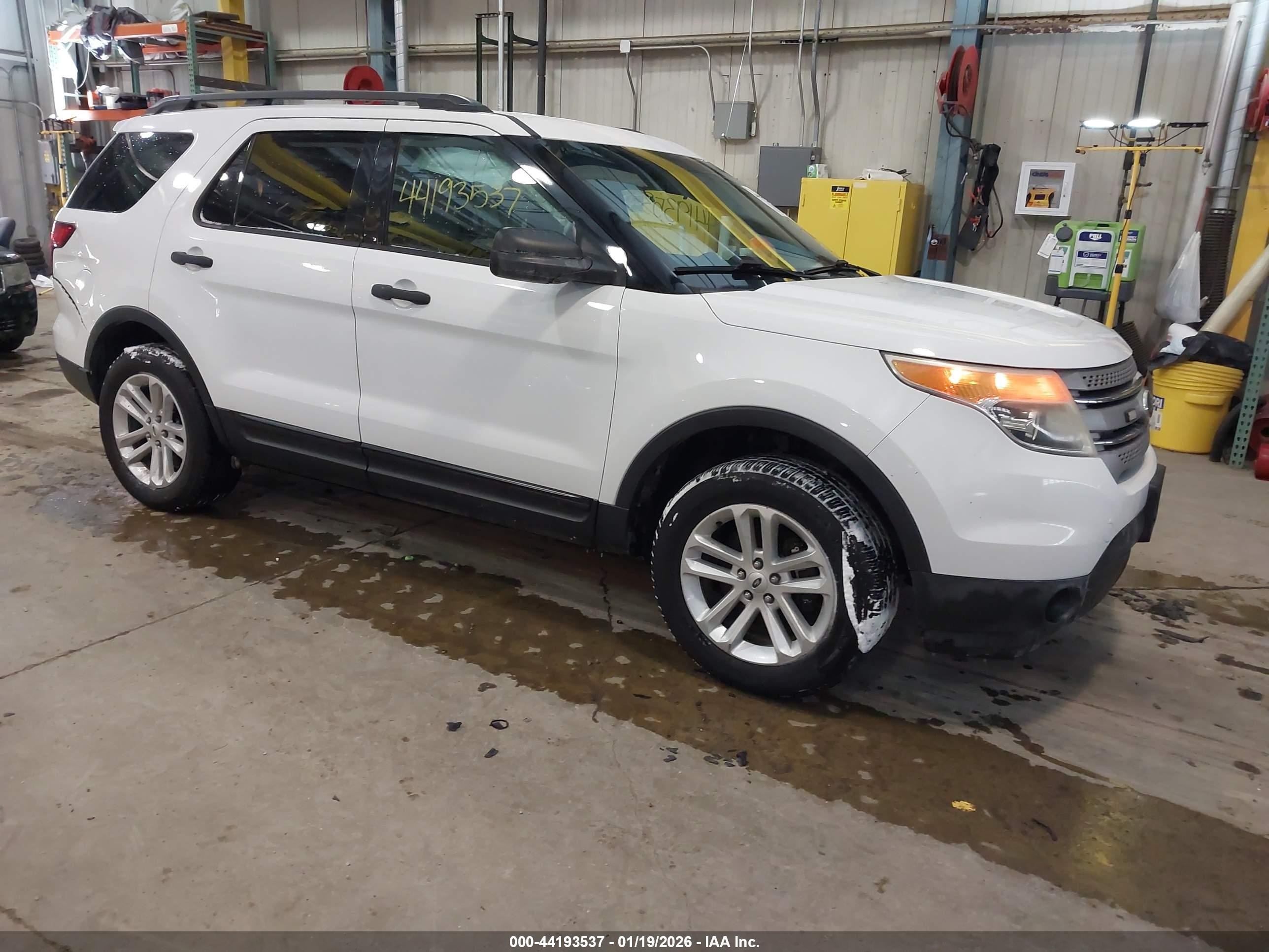 2015 Ford Explorer White vin: 1FM5K8B83FGC41712
